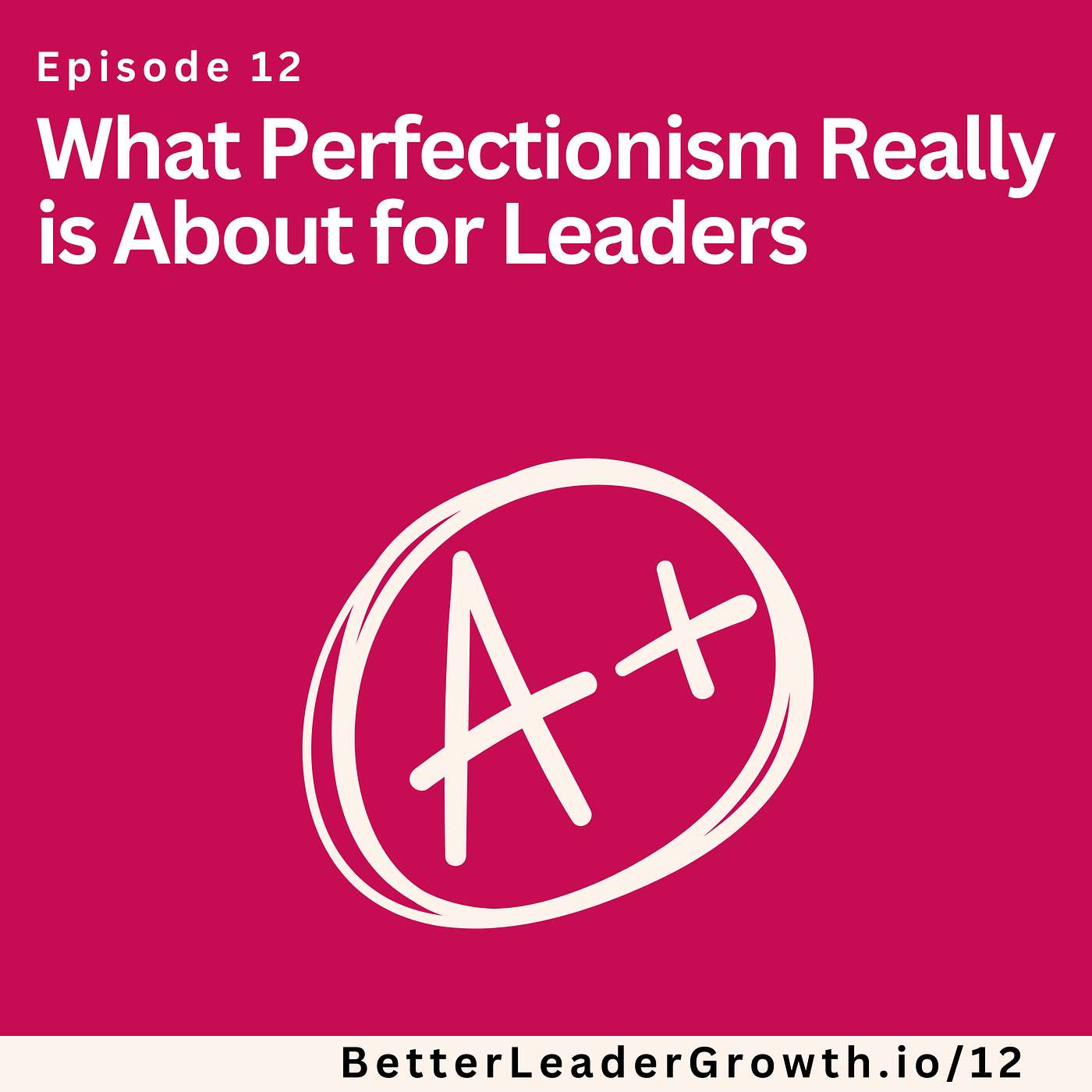 12: What Perfectionism Really is About for Leaders