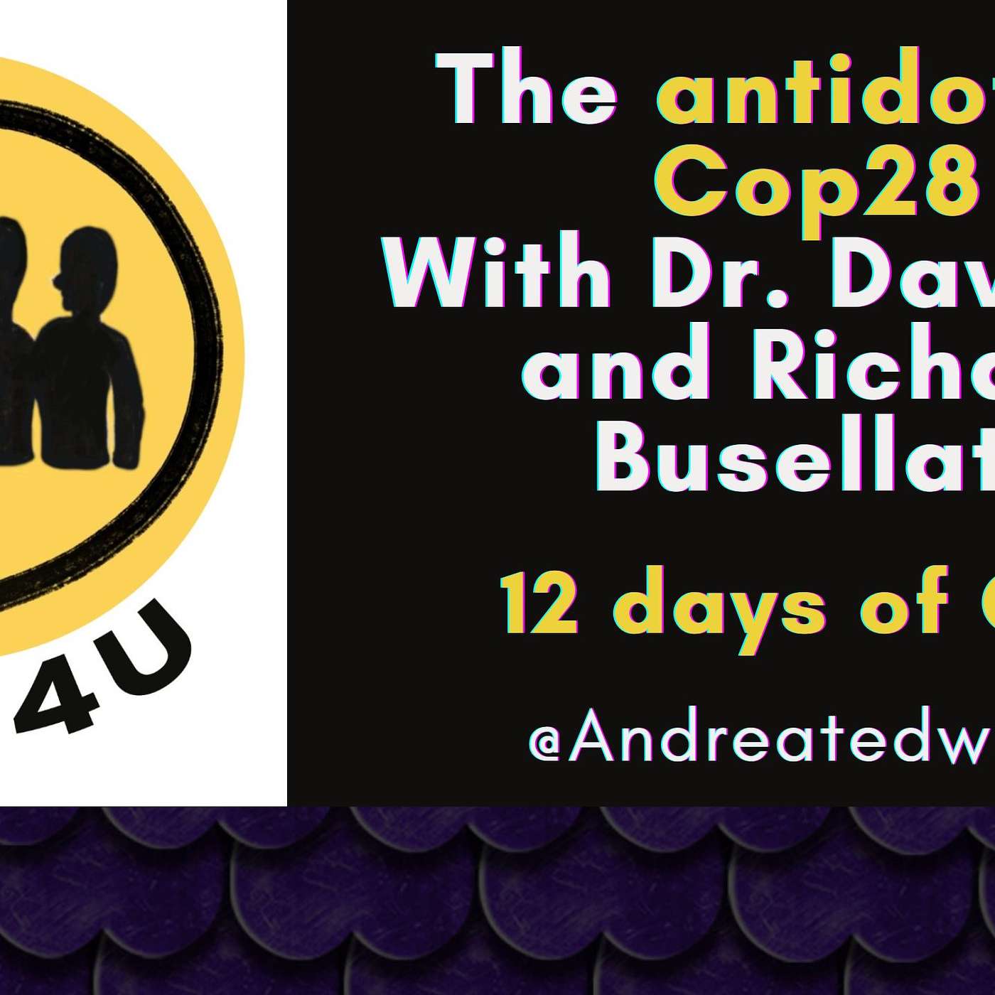 #Its4U - The antidote to Cop28 with Dr. David Ko and Richard Busellato