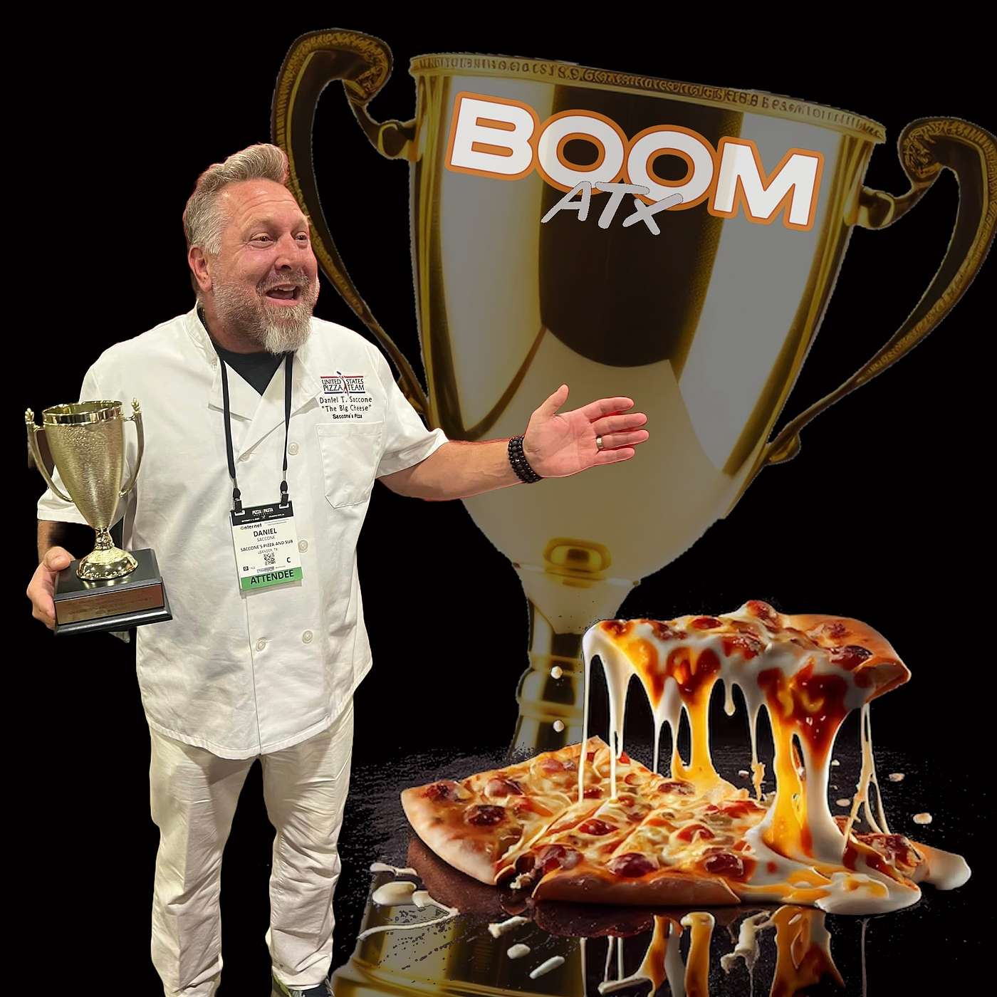 BoomATX Episode #50 - Dan Saccone - Pizza Edition