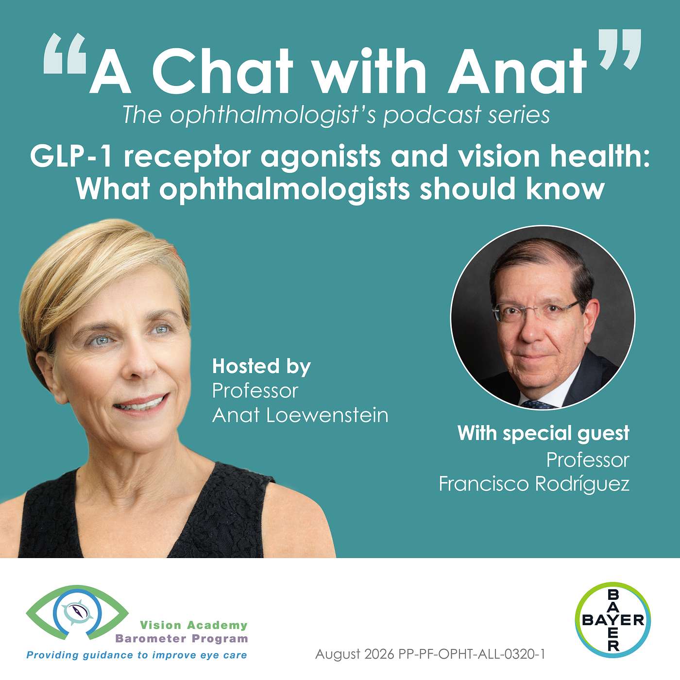 GLP-1 receptor agonists and vision health: What ophthalmologists should know episode artwork