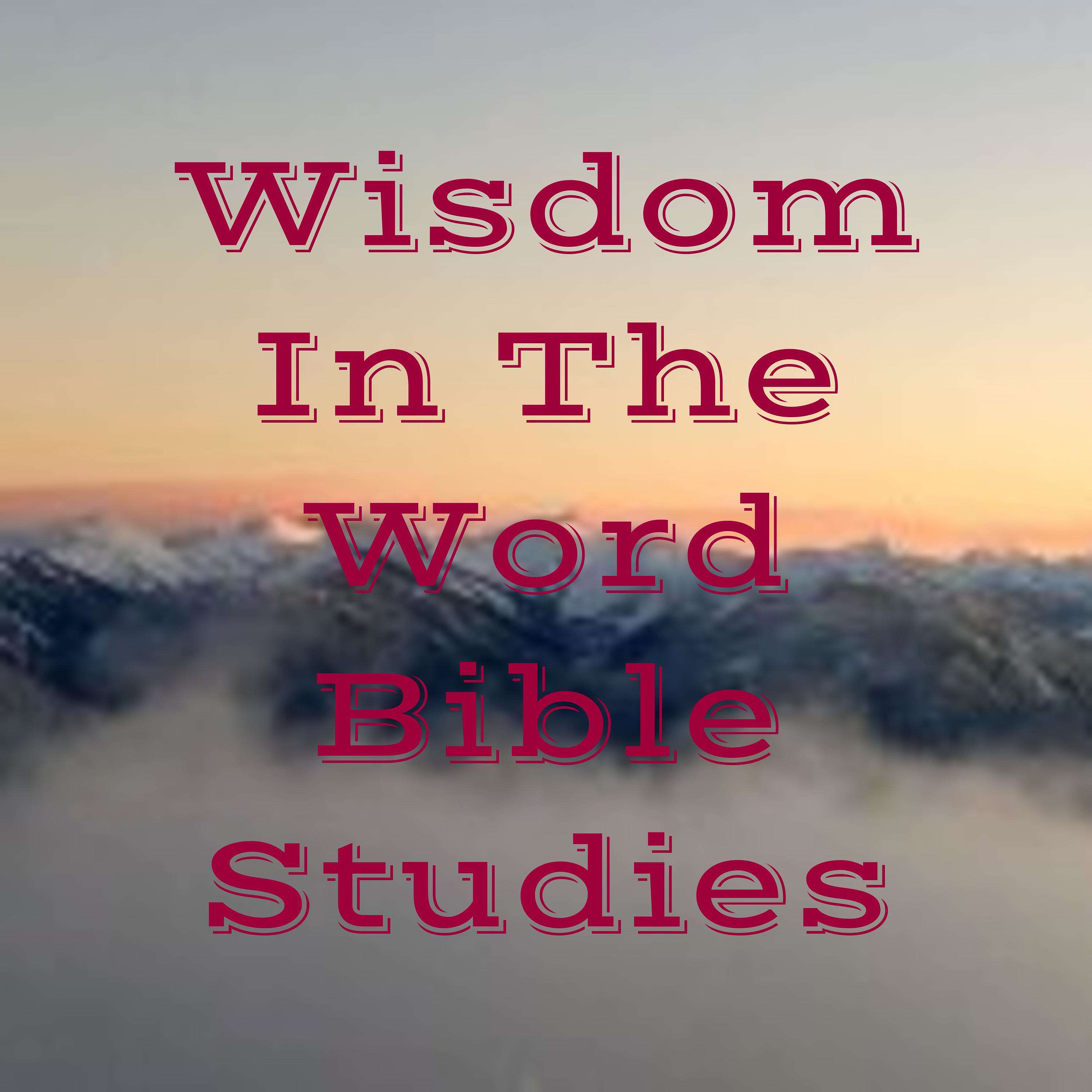 Wisdom In The Word Bible Studies cover