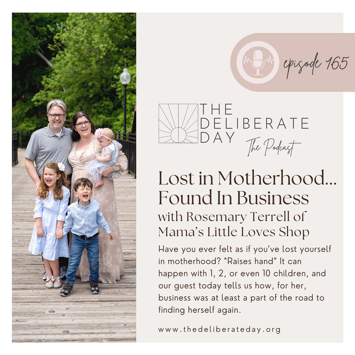 165. Lost in Motherhood...Found in Business with Rosemary Terrell of Mama's Little Loves Shop