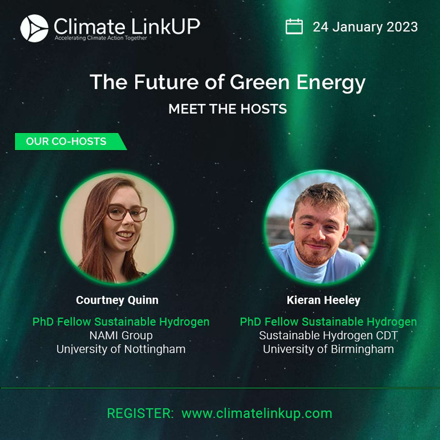 'The Future of Green Energy' webinar: Meet the hosts 'The Future of Green Energy' webinar: Meet the hosts