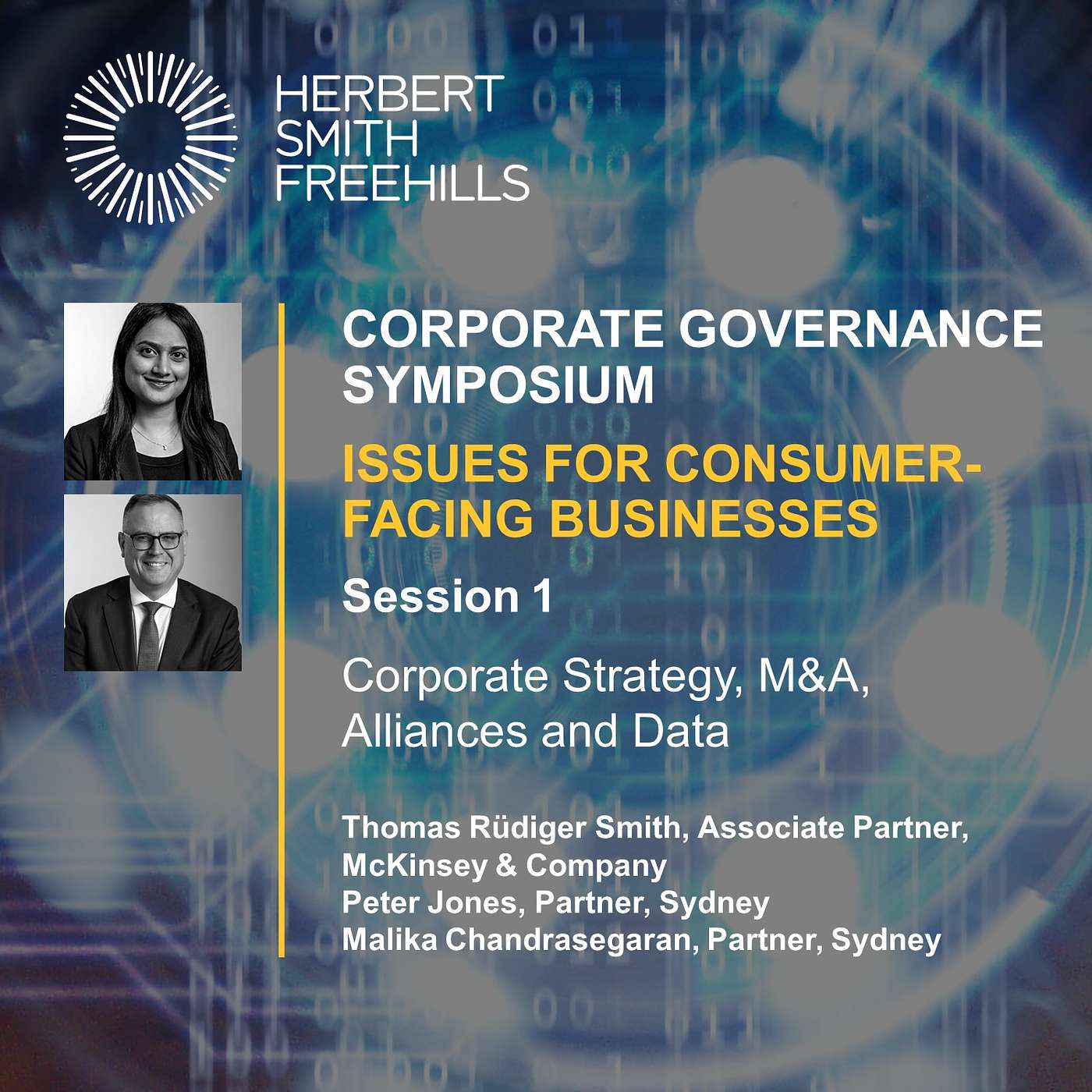 Corporate Governance Symposium - Session 1: Corporate Strategy, M&A, Alliances And Data episode artwork