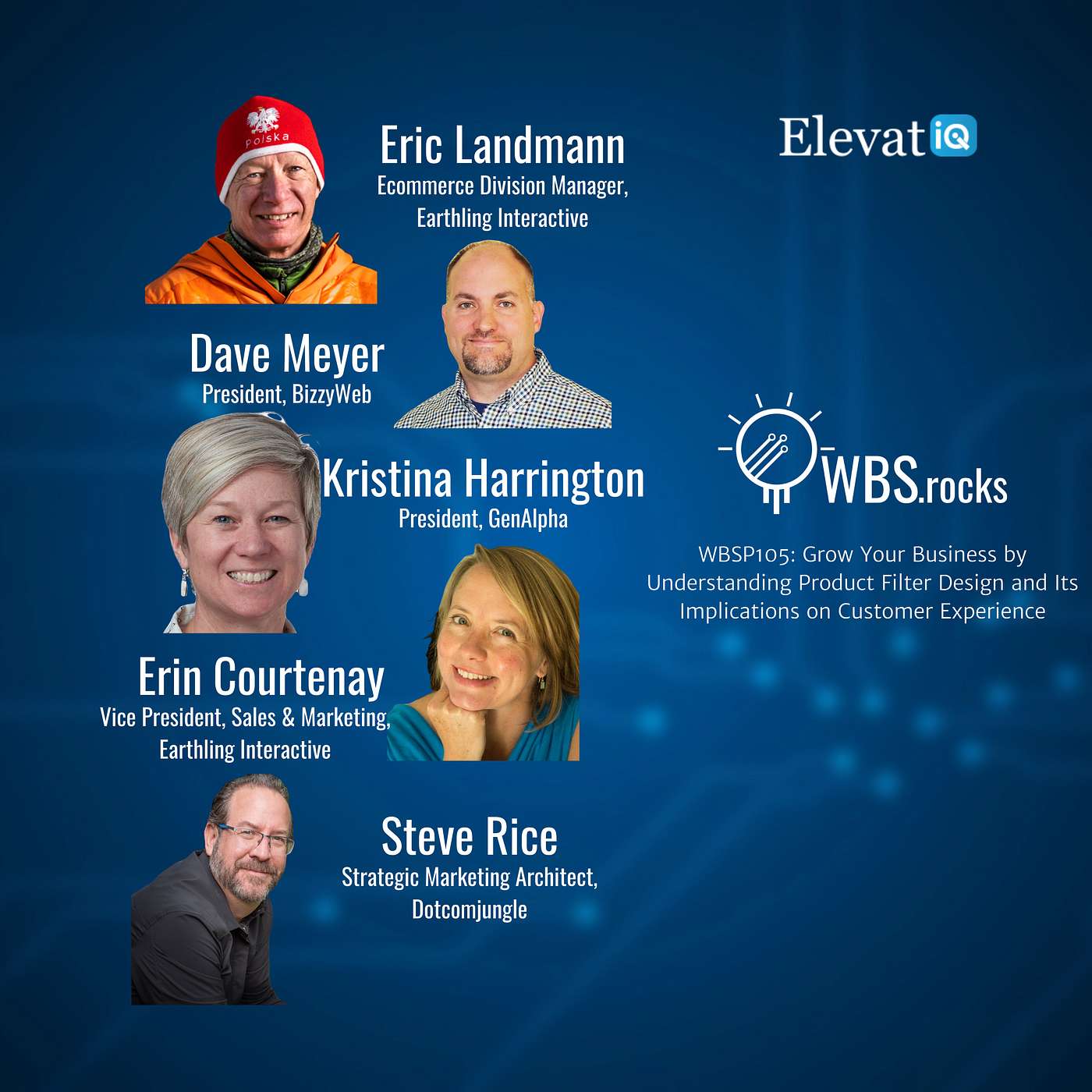WBSP105: Grow Your Business by Understanding Product Filter Design and Its Implications on Customer Experience, a Live Interview w/ a Panel of Experts