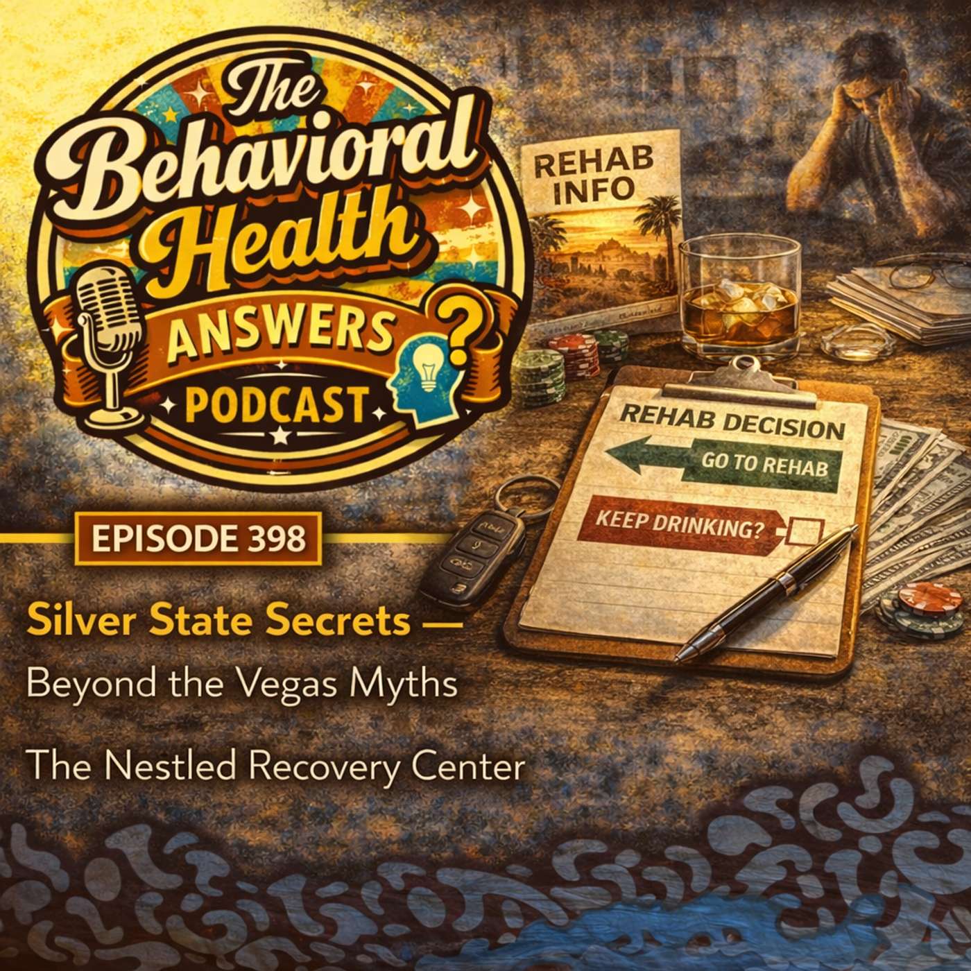 Episode 398: Silver State Secrets - Beyond the Vegas Myths | The Nestled Recovery Center episode artwork