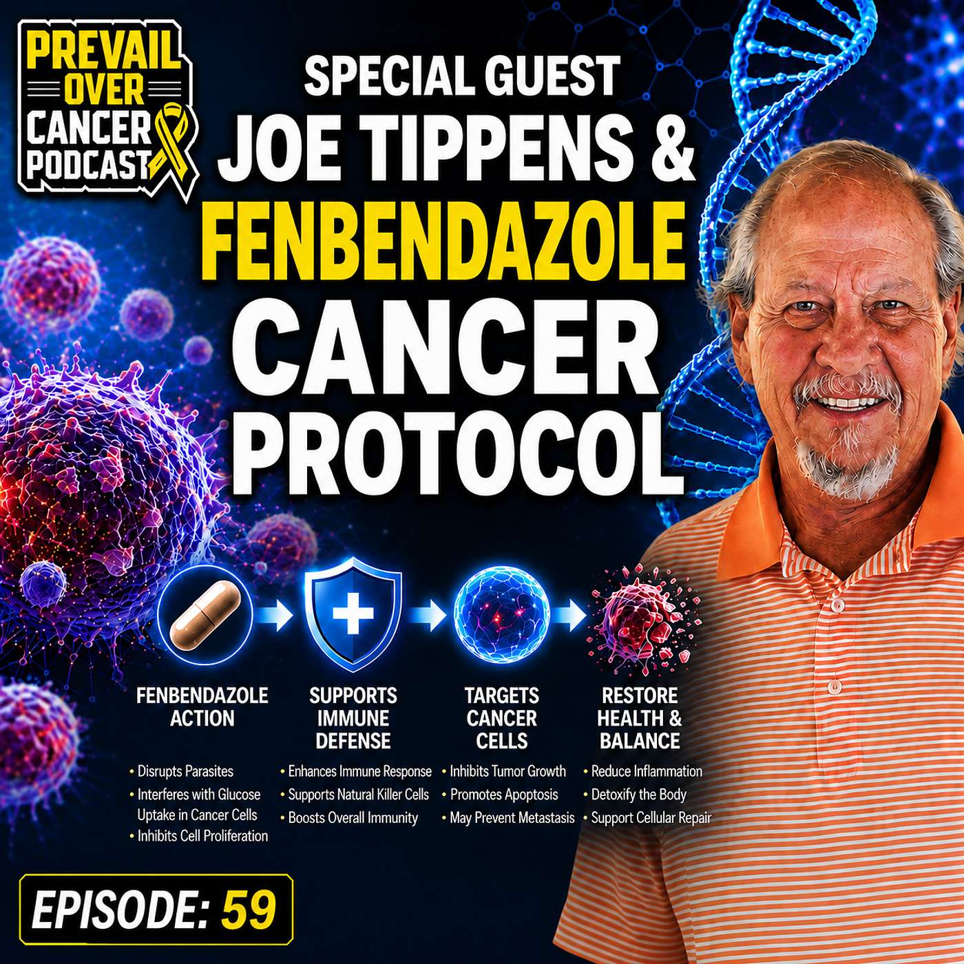Special Guest Joe Tippens & Fenbendazole Cancer Protocol episode artwork