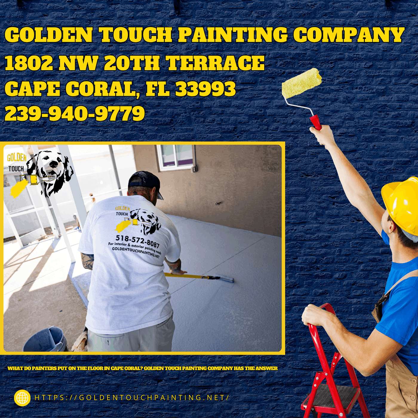What Do Painters Put on the Floor in Cape Coral? Golden Touch Painting Company Has the Answer episode artwork