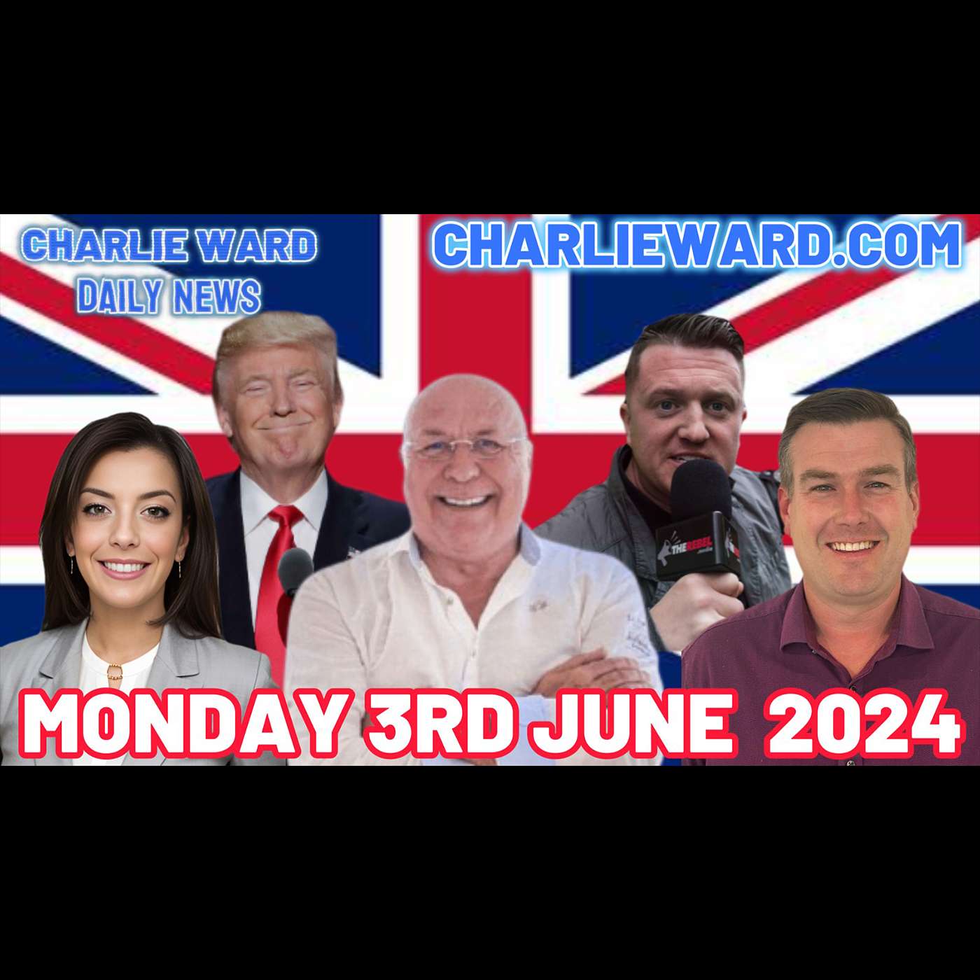 CHARLIE WARD DAILY NEWS WITH PAUL BROOKER & DREW DEMI - MONDAY 3RD JUNE 2024