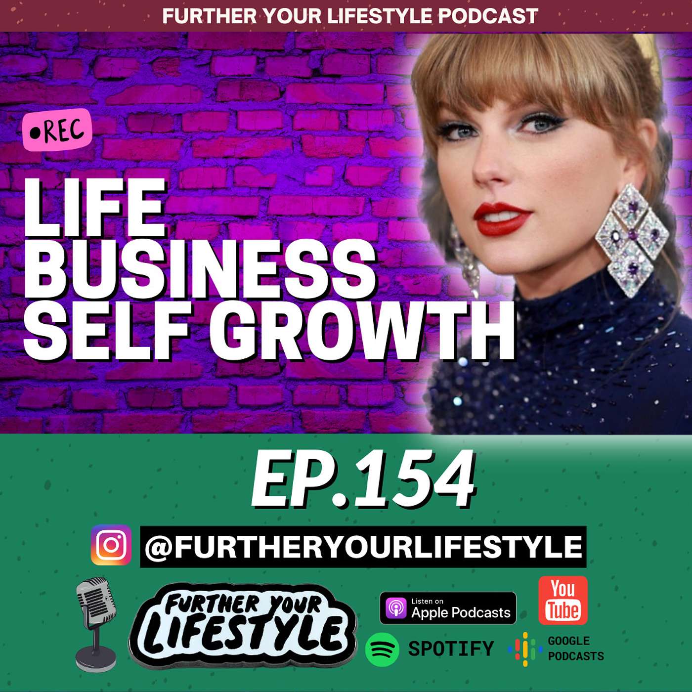 EP. 154 - Taylor Swift's Masterclass in Resilience and Personal Growth | Further Your Lifestyle Podcast