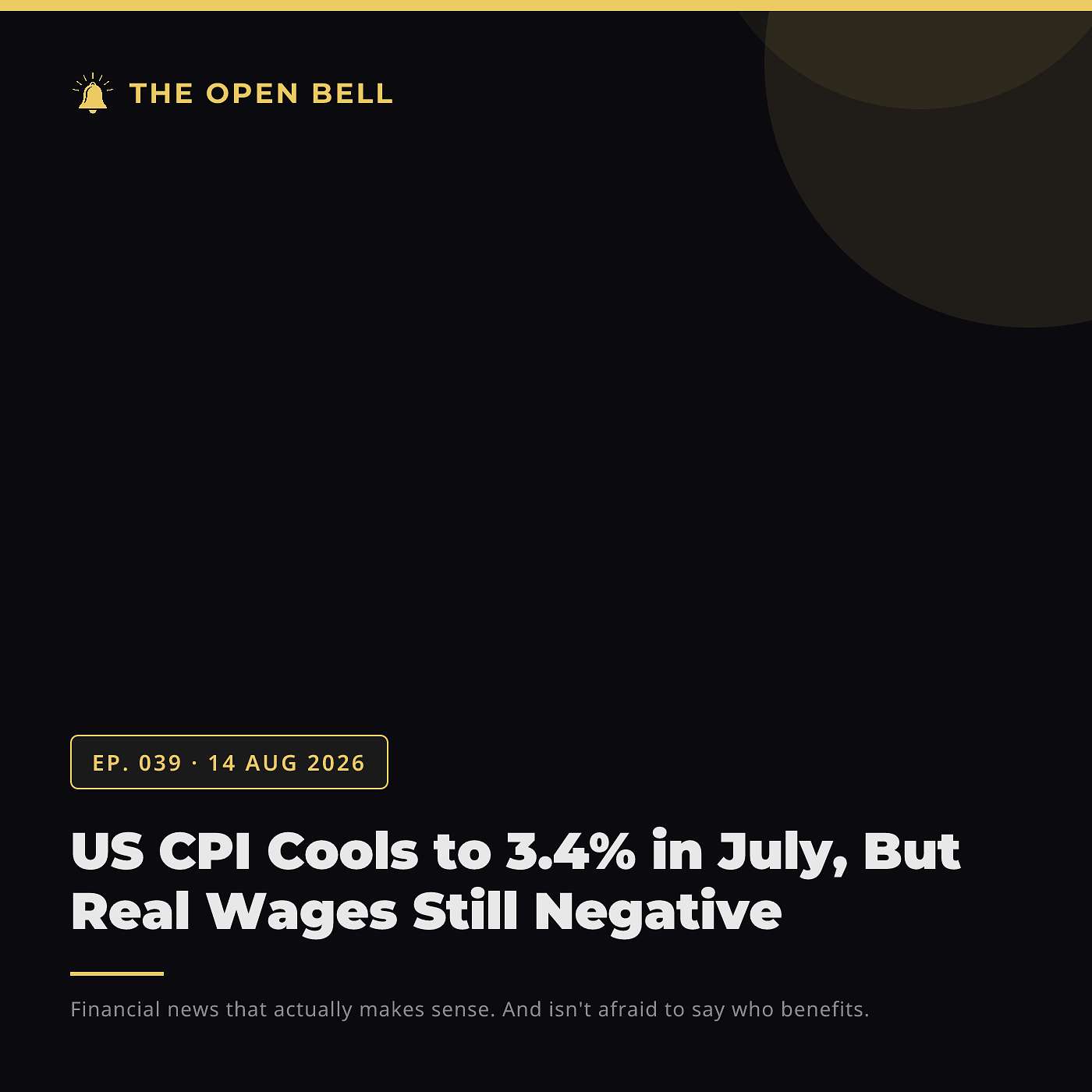 The Open Bell — Ep. 039 — 14 Aug 2026 episode artwork