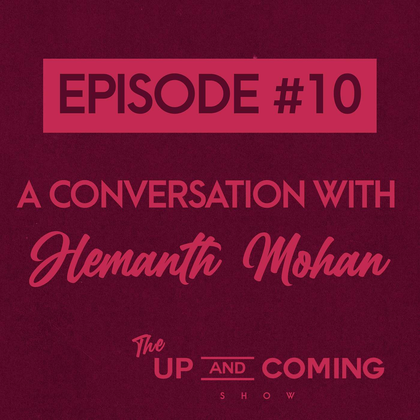 Episode #10 - Hemanth Mohan (Neurobiology / Sensory Information / Neurotechnology)