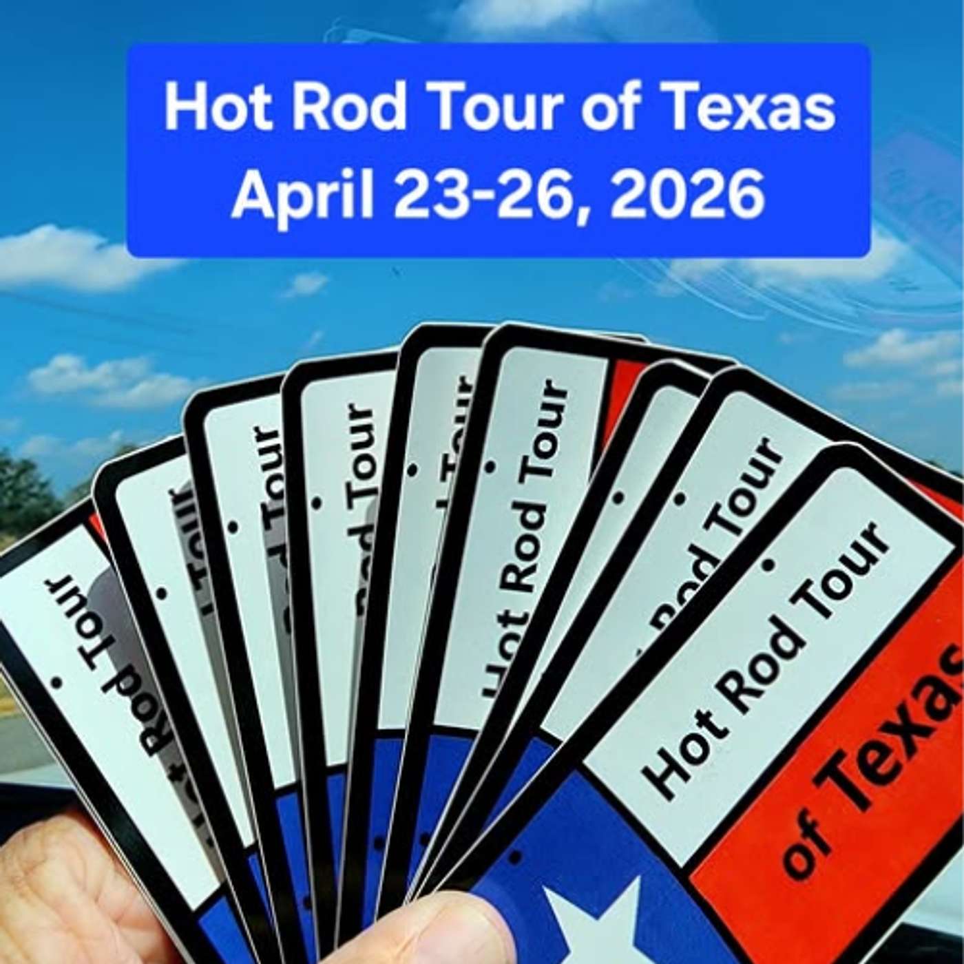 Hot Rod Tour of Texas rolls out around the square!