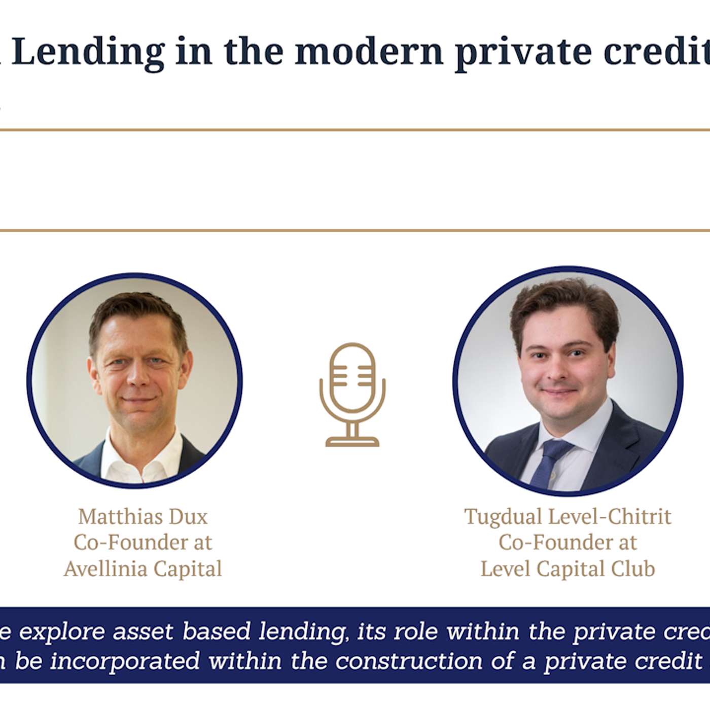 Asset-Based Lending in the Modern Private Credit Allocation Framework episode artwork