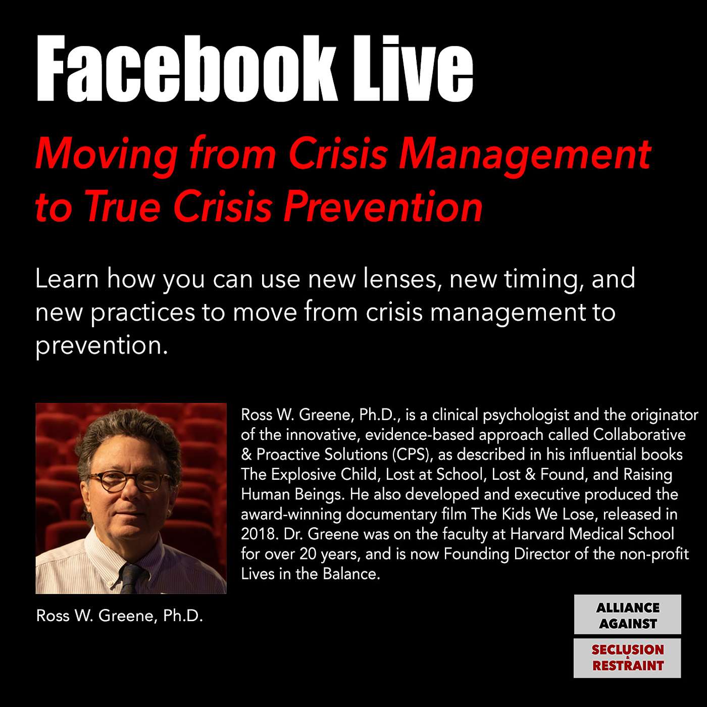 Moving from Crisis Management to True Crisis Prevention: New Lenses, New Timing, and New Practices