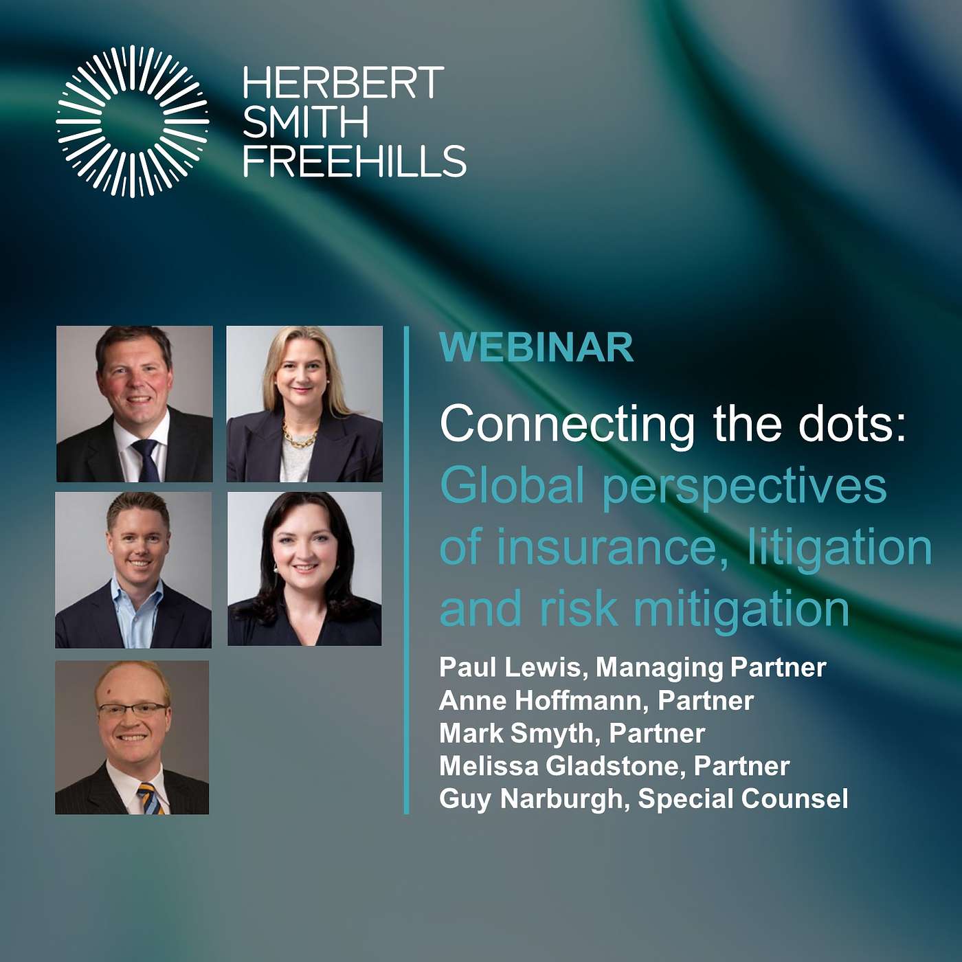 Webinar - Connecting the dots: Global perspectives of insurance, litigation and risk mitigation episode artwork
