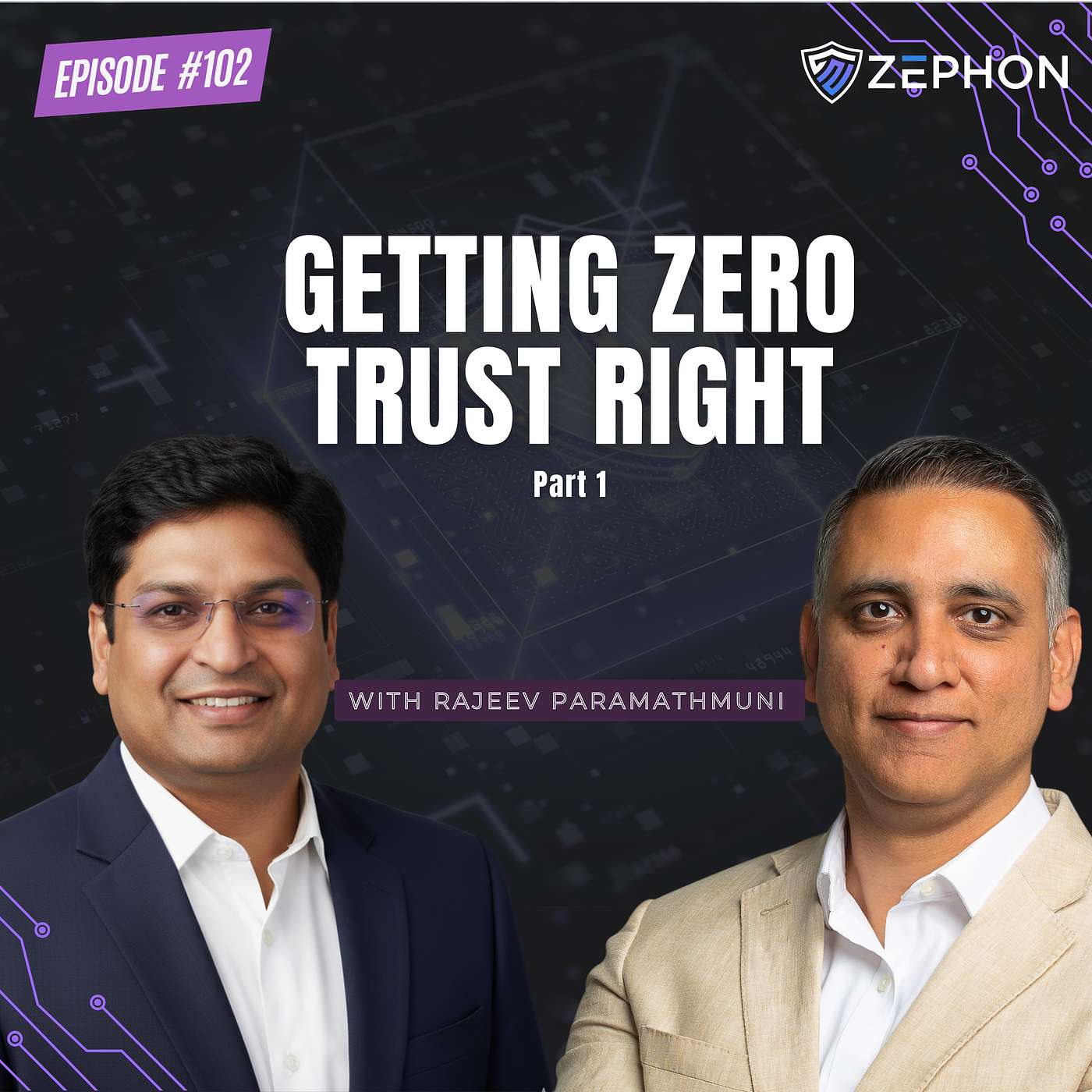 Getting Zero Trust Right - Part 1 | Rajeev Paramathmuni | Musings from the Cyber Trench | EP 102 episode artwork