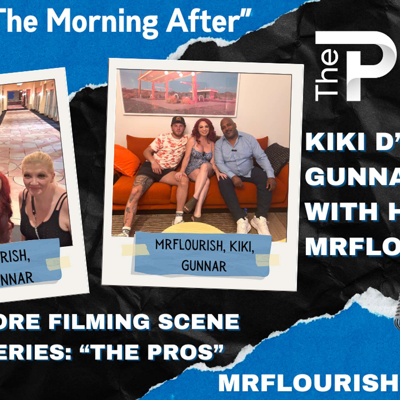MrFlourish Podcast in Vegas with guest Kiki D'aire and Gunnar Bishop