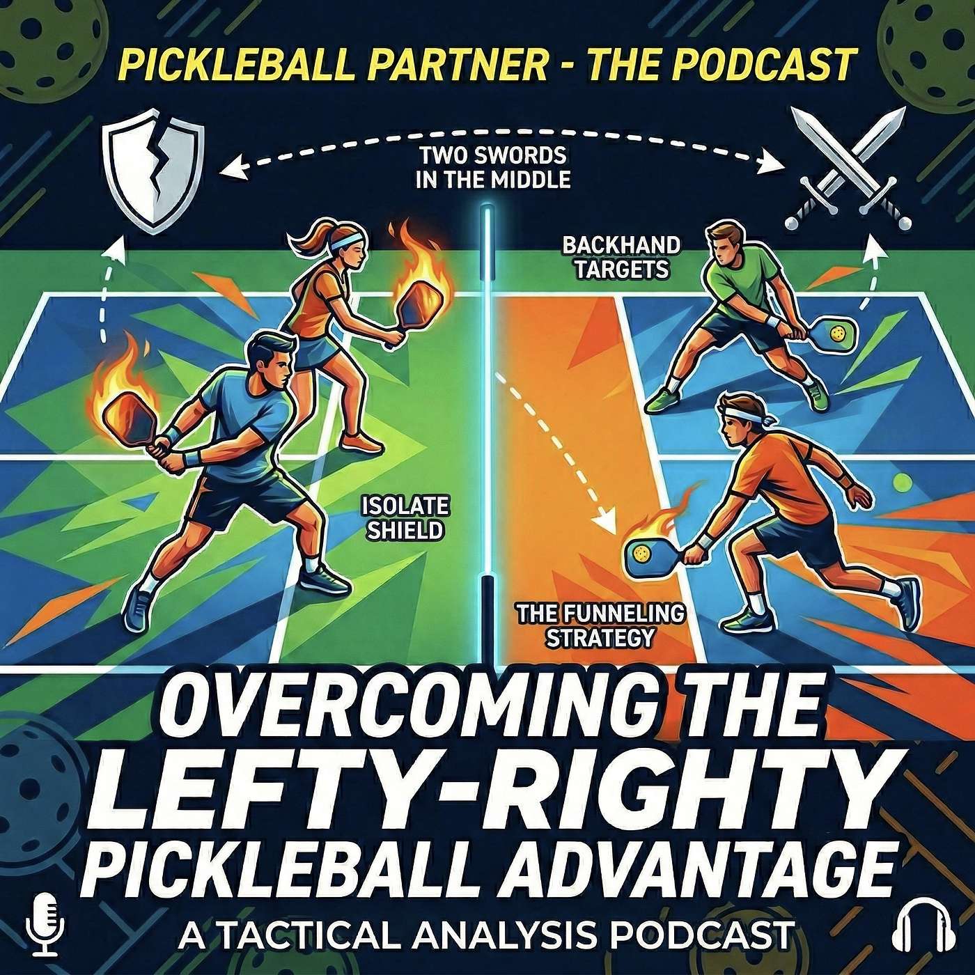 Overcoming the Lefty-Righty Pickleball Advantage