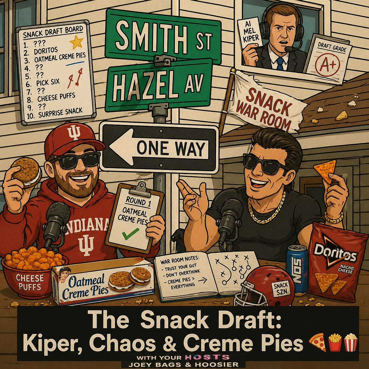 (Ep 40) The Snack Draft: Kiper, Chaos & Creme Pies 🏈🥧🎙️🔥 episode artwork