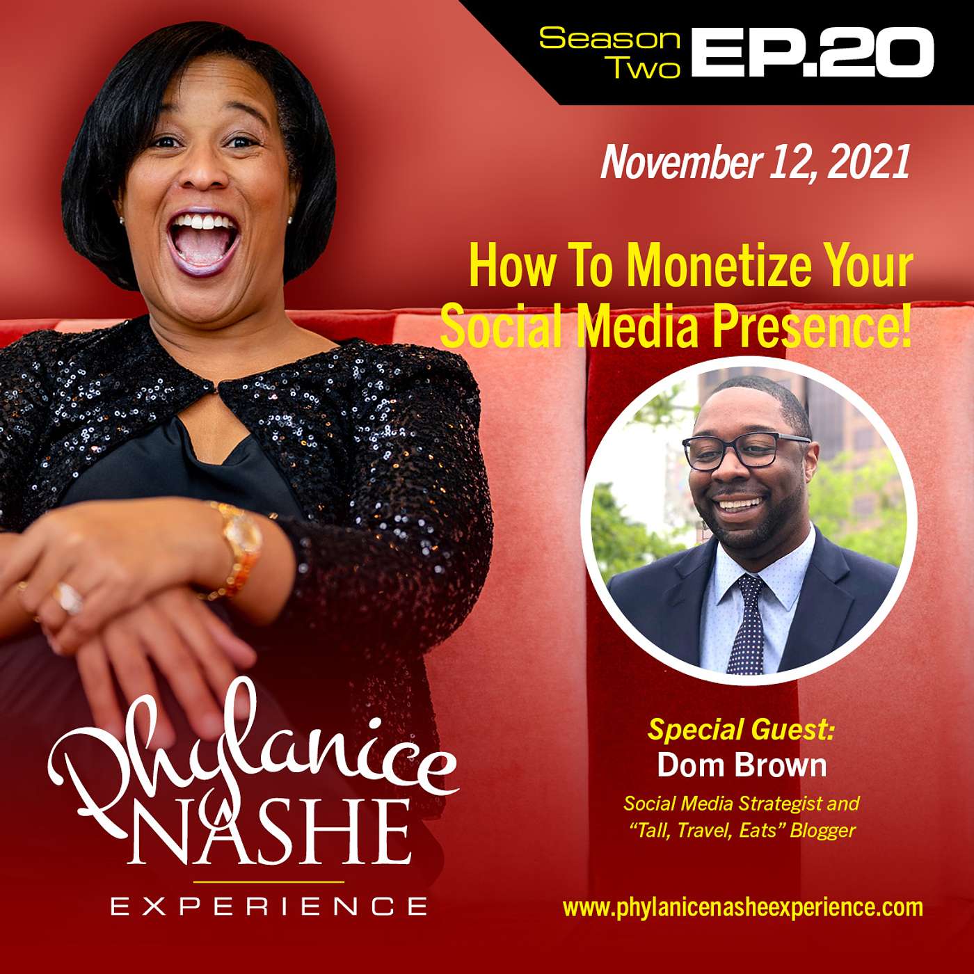 How To Monetize Your Social Media Presence! | w/Social Media Strategist & "Tall, Travel, Eats" Blogger, Dom Brown