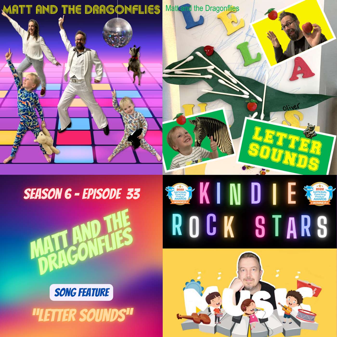 Season 6 Ep 33 - MATT AND THE DRAGONFLIES - Song/Music Video Feature - "Letter Sounds"
