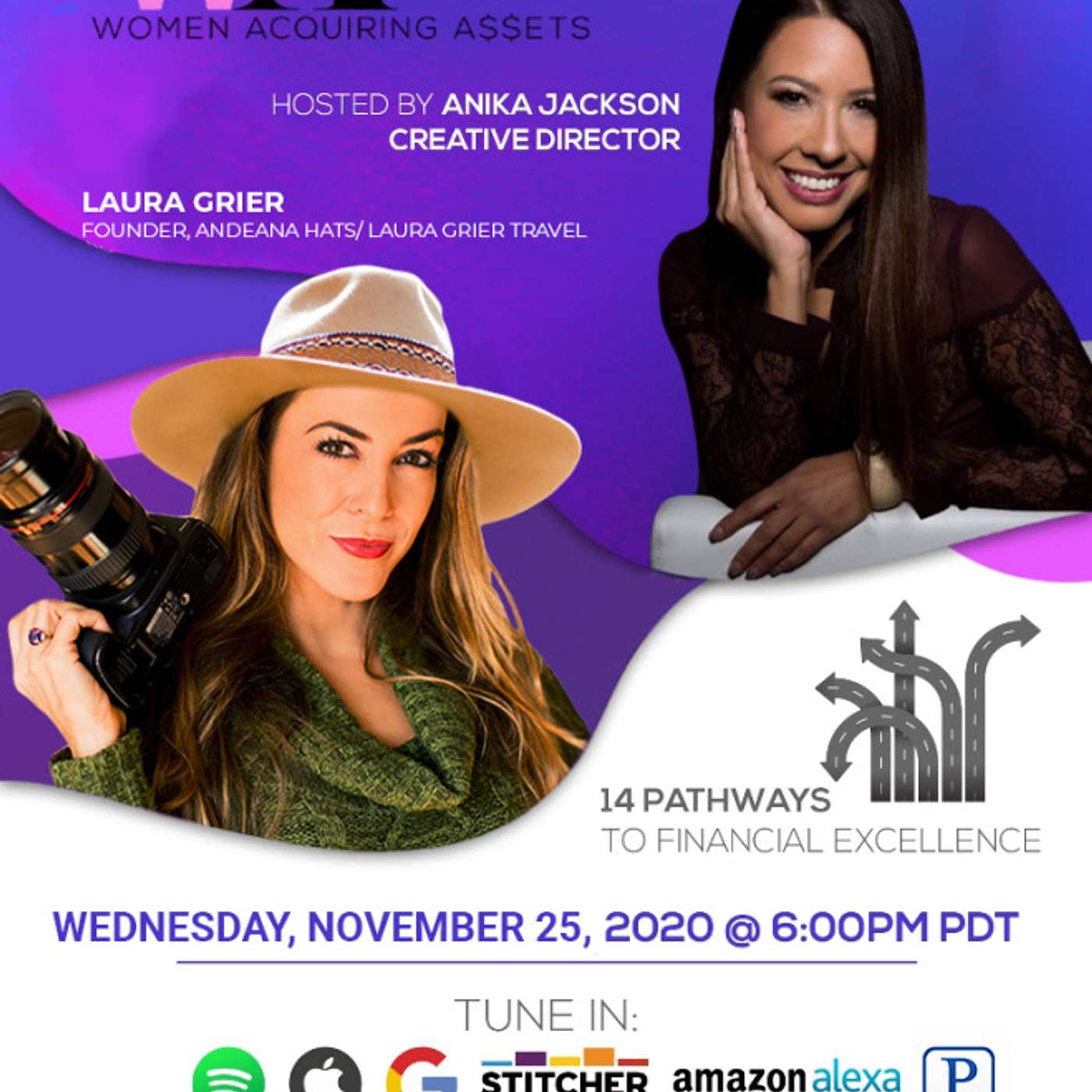 Women Acquiring Assets Episode 25: Guest Laura Grier Women Acquiring Assets Episode 25: Guest Laura Grier