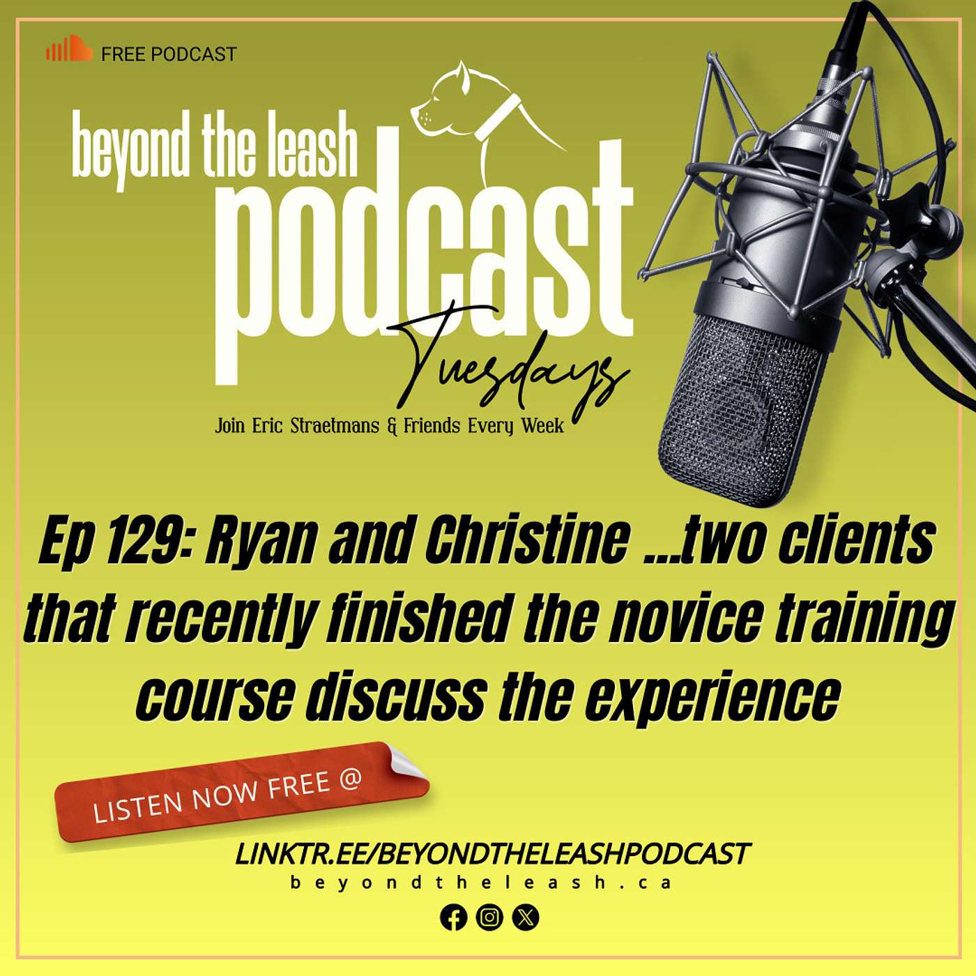 Ep 129: Ryan and Christine ...two clients that recently finished the novice training course discuss the experience