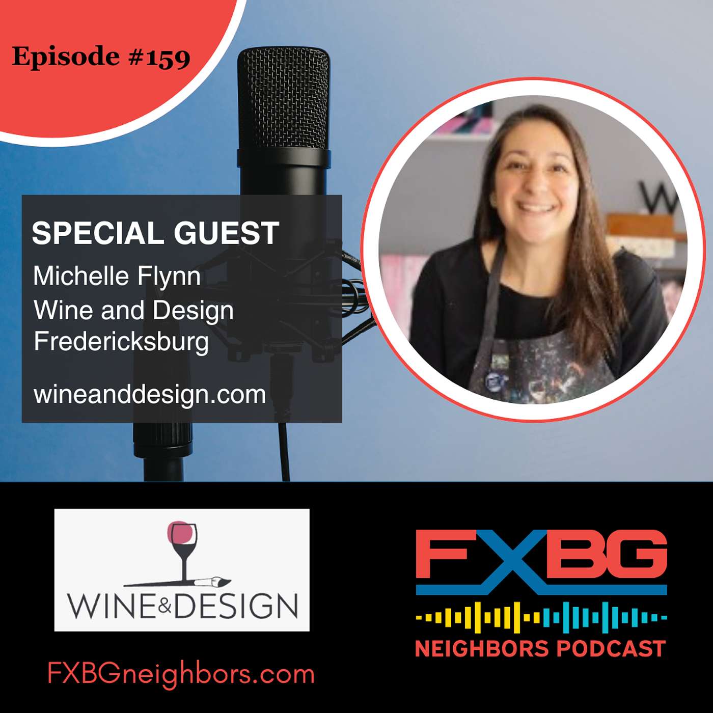 EP #159 Inside Wine And Design Fredericksburg With Michelle Flynn episode artwork