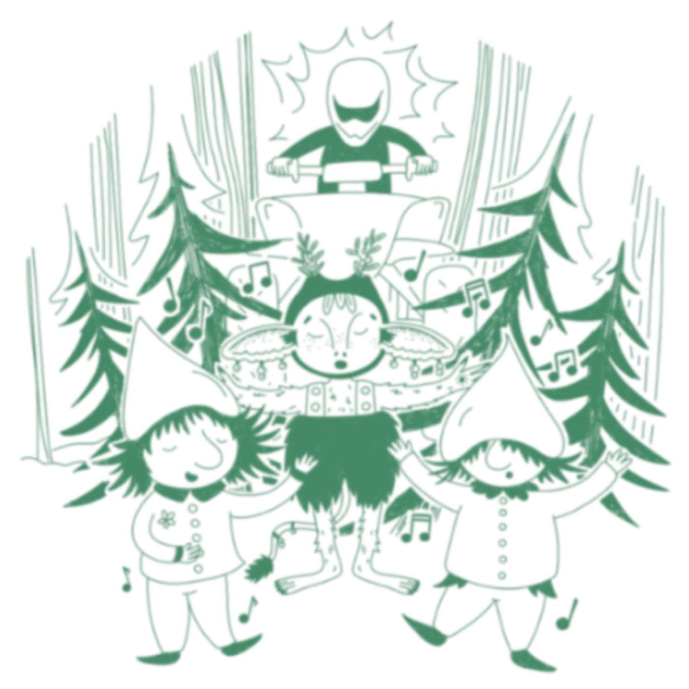 Juniper og Arnold på ATV'en - Kåsegaard