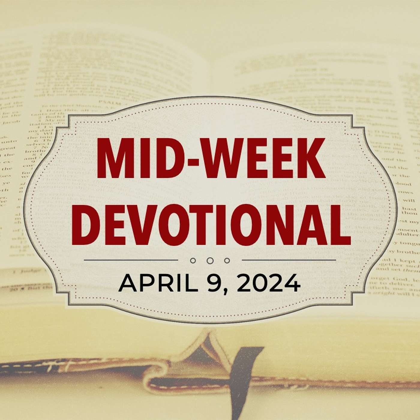WEDNESDAY DEVOTIONAL: Let It Go | 4-9-25
