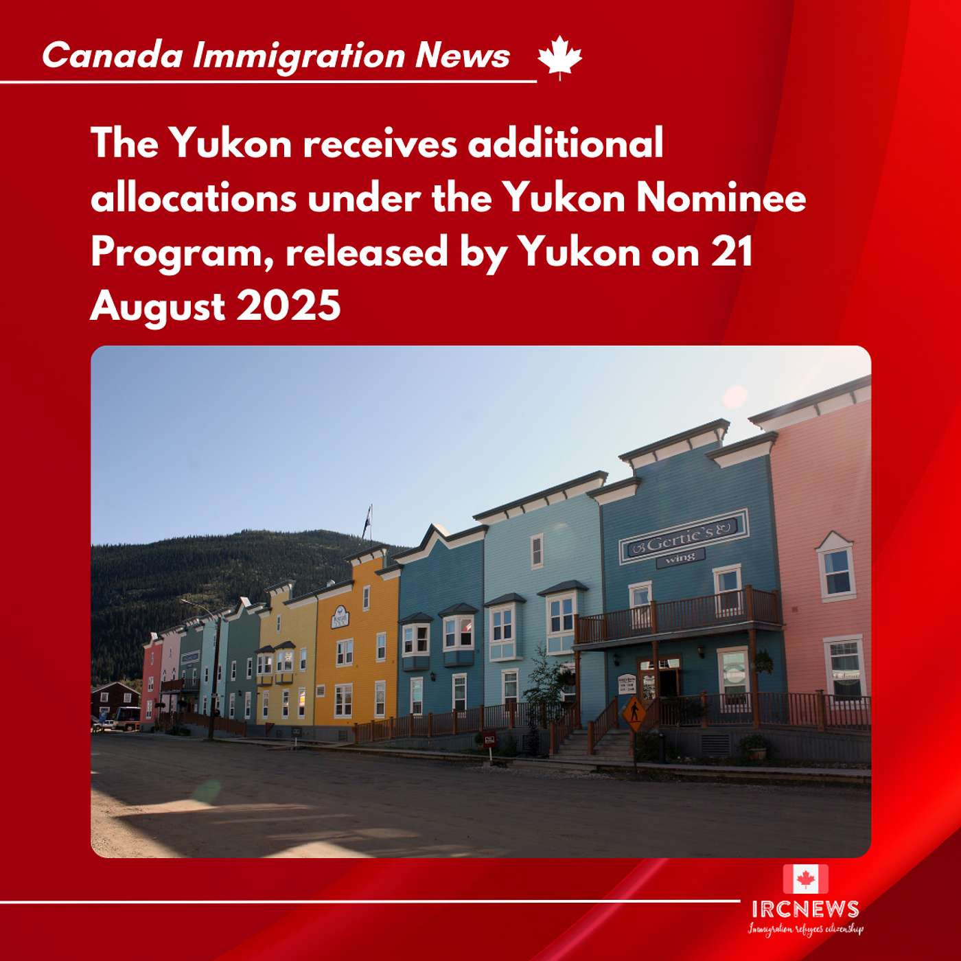 The Yukon receives additional allocations under the Yukon Nominee Program, released on 21 August 2025 episode artwork