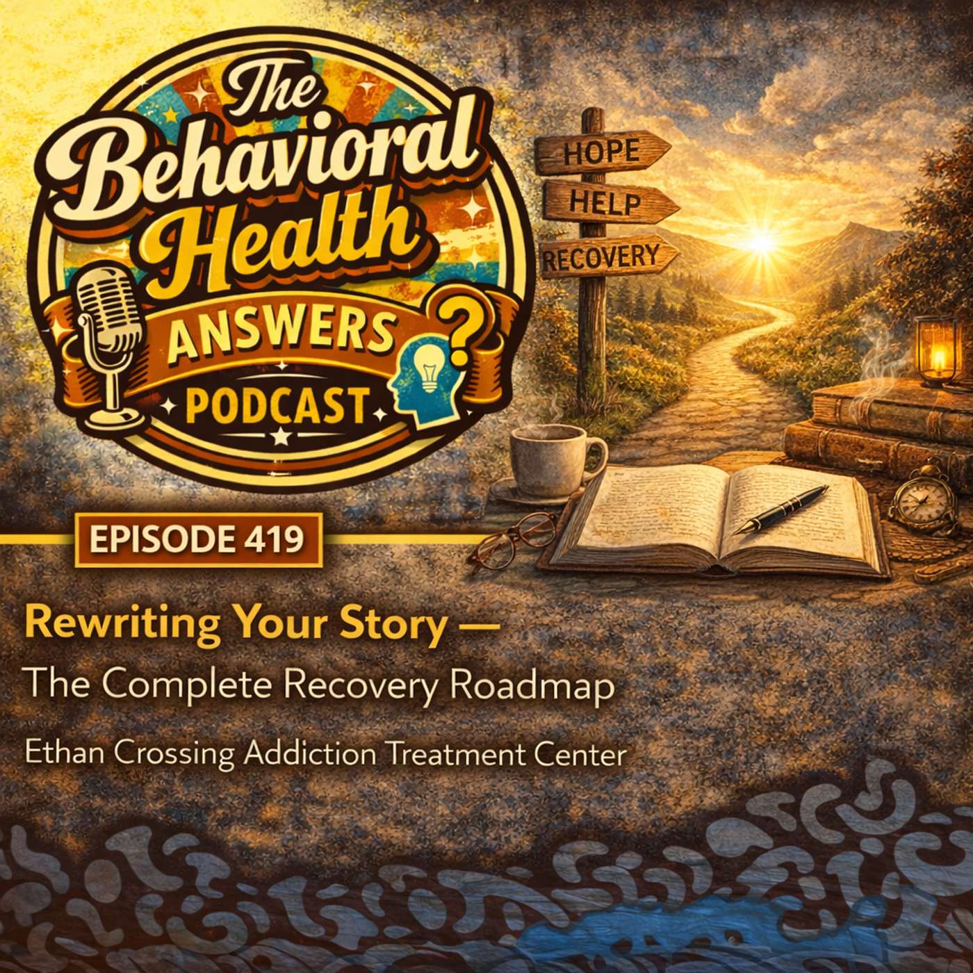 Episode 419: Rewriting Your Story - The Complete Recovery Roadmap | Ethan Crossing Addiction Treatment Center episode artwork
