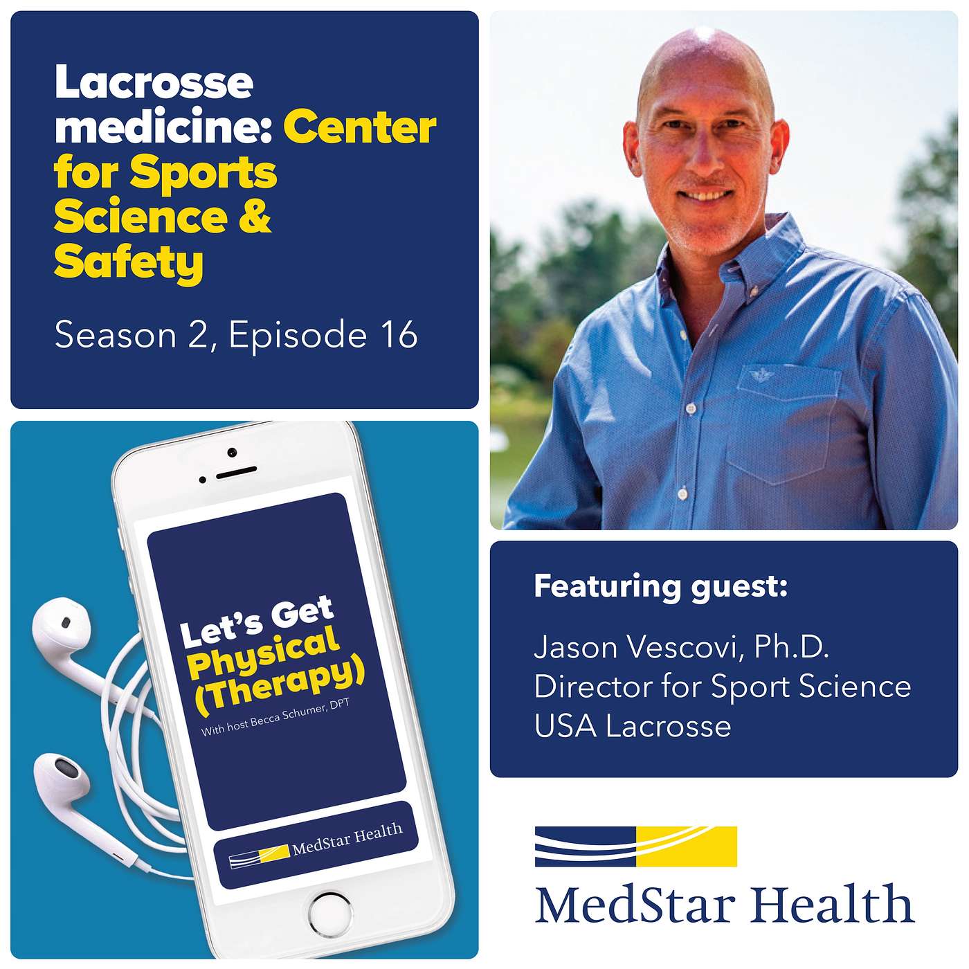 cover of episode Lacrosse Medicine: Center for Sports Science & Safety with Director Jason Vescovi