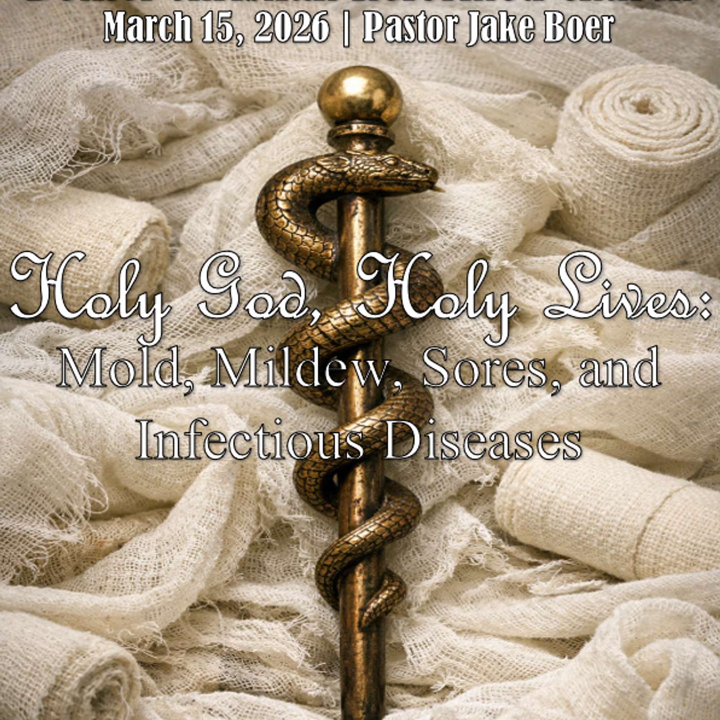 March 15, 2026 Holy god, Holy Lives: Mold, Mildew, Sores, and infectious Diseases | Leviticus 13:1-8 episode artwork