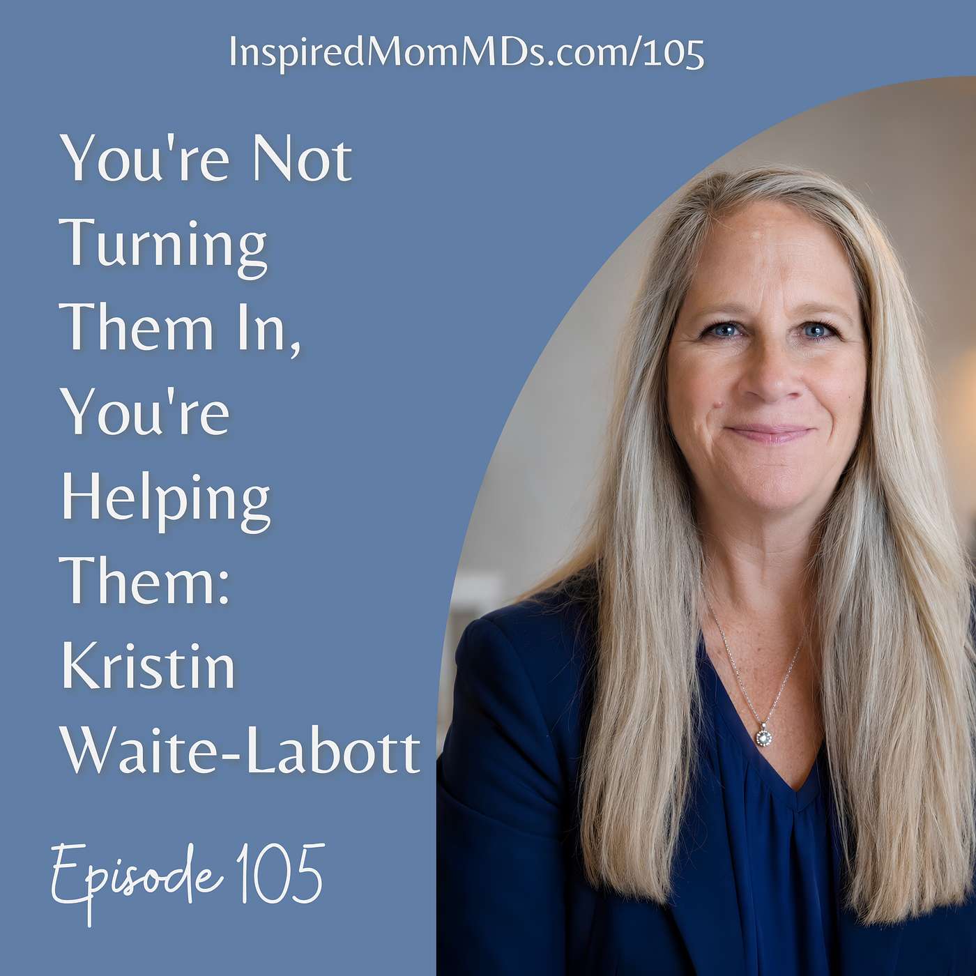 105: You're Not Turning Them In, You're Helping Them: Kristin Waite-Labott episode artwork