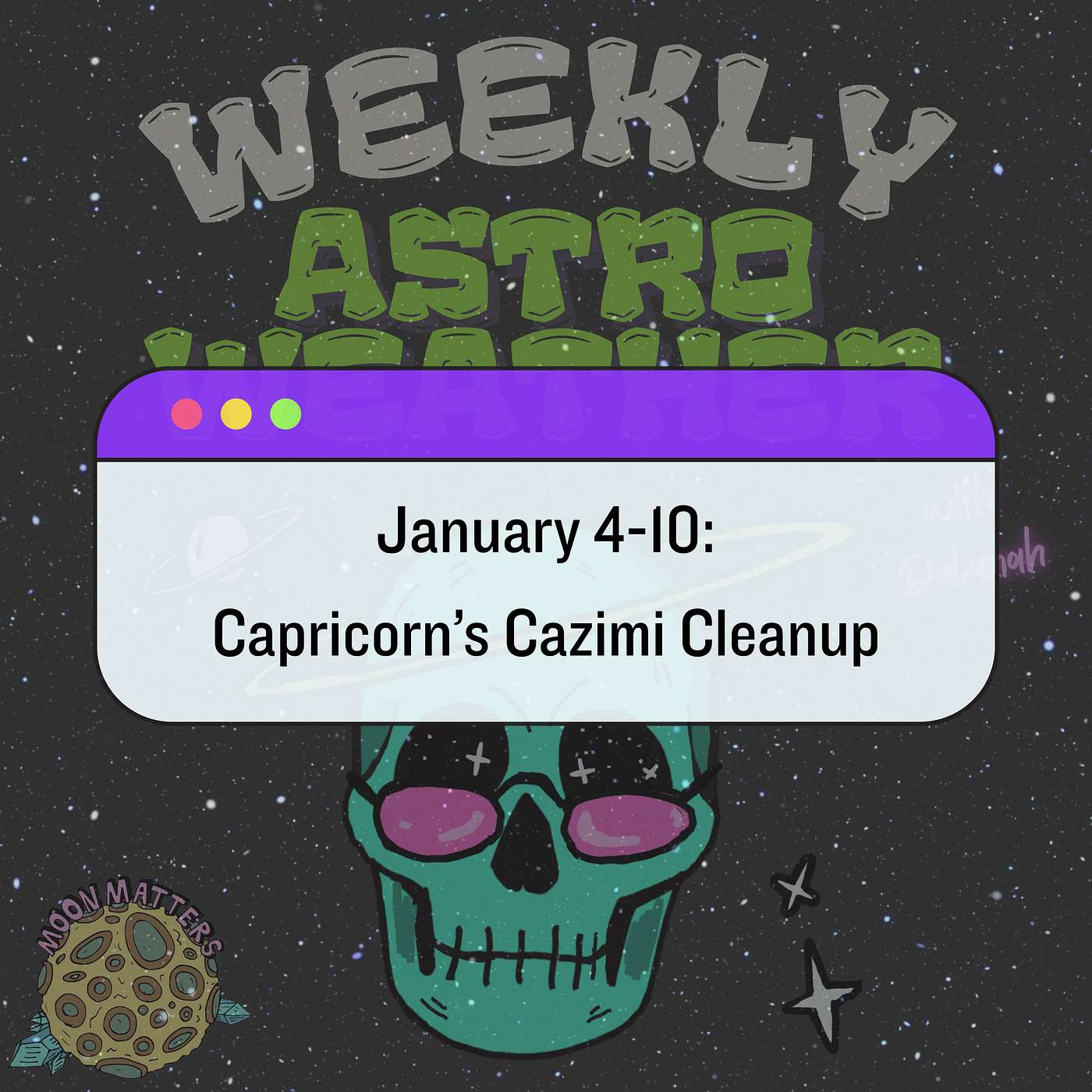 January 4-10: Capricorn's Cazimi Cleanup January 4-10: Capricorn's Cazimi Cleanup
