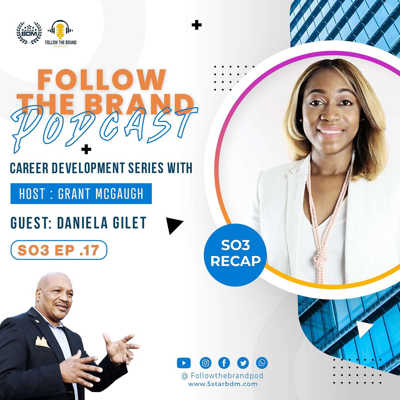 Season 3 Career Development Recap:  Career Success Frameworks featuring Daniela Gilet