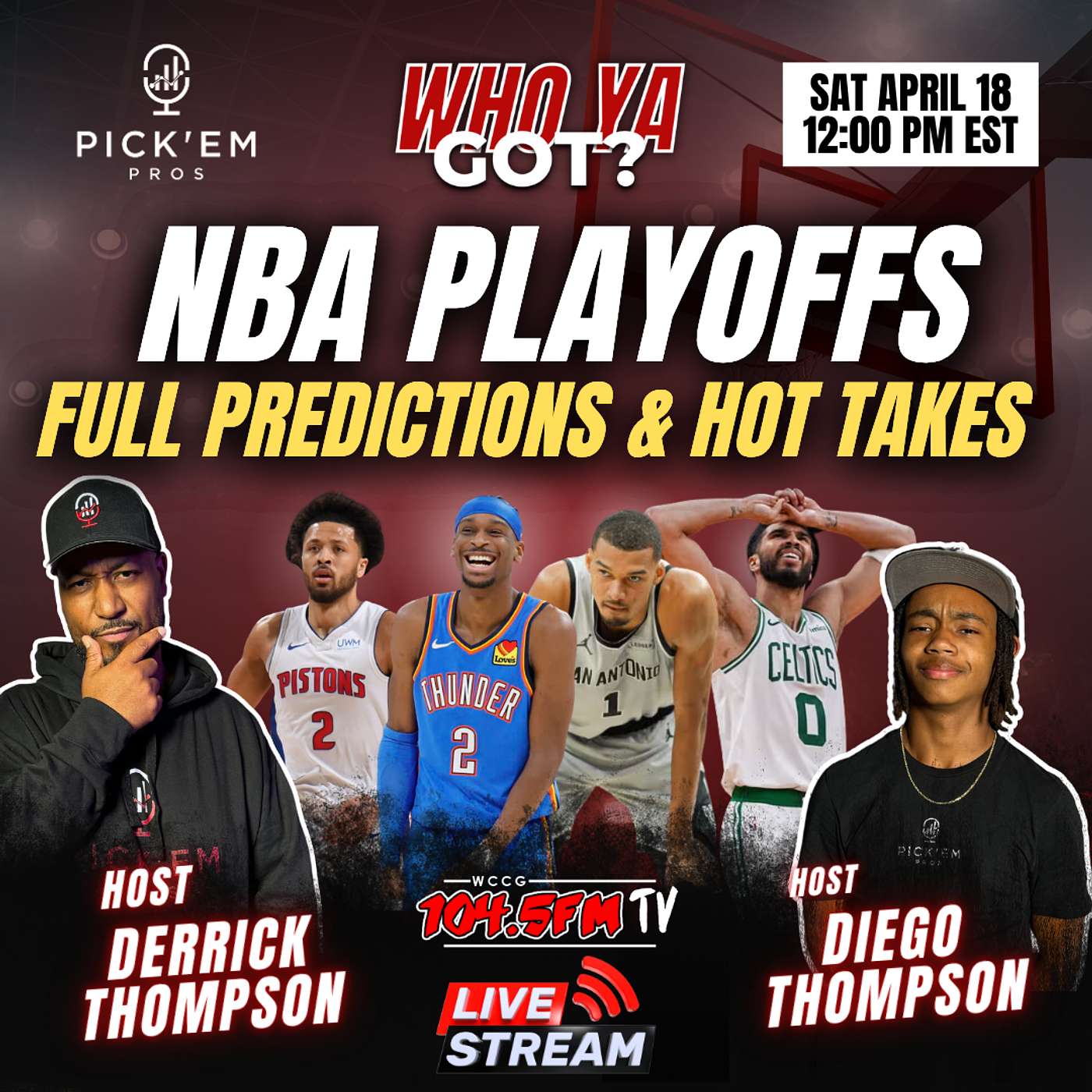 NBA Playoff Predictions (ALL 8 Series) 🔥 + Warriors Dynasty OVER?! | Who Ya Got Ep. 151