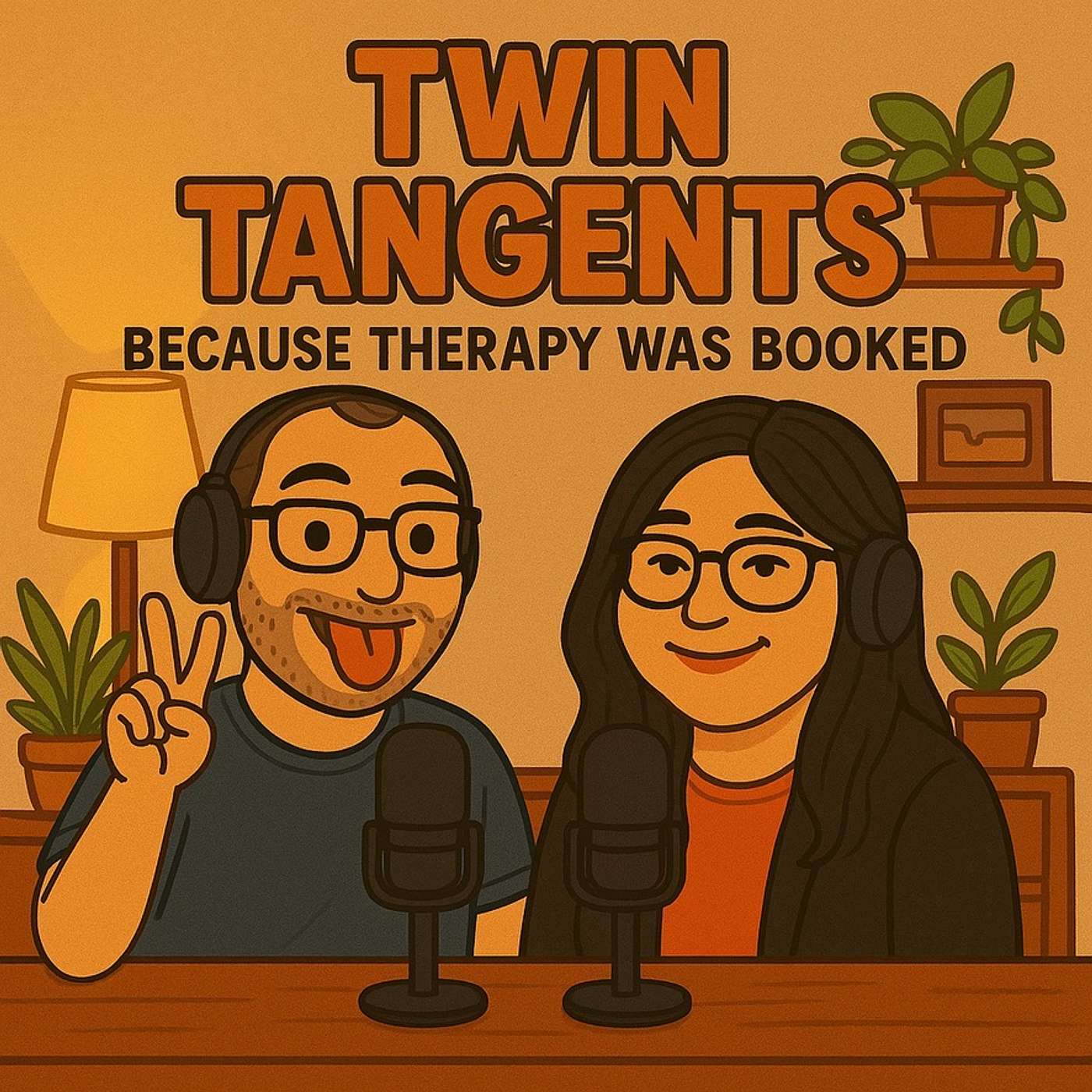 Twin Tangents Because Therapy Was Booked