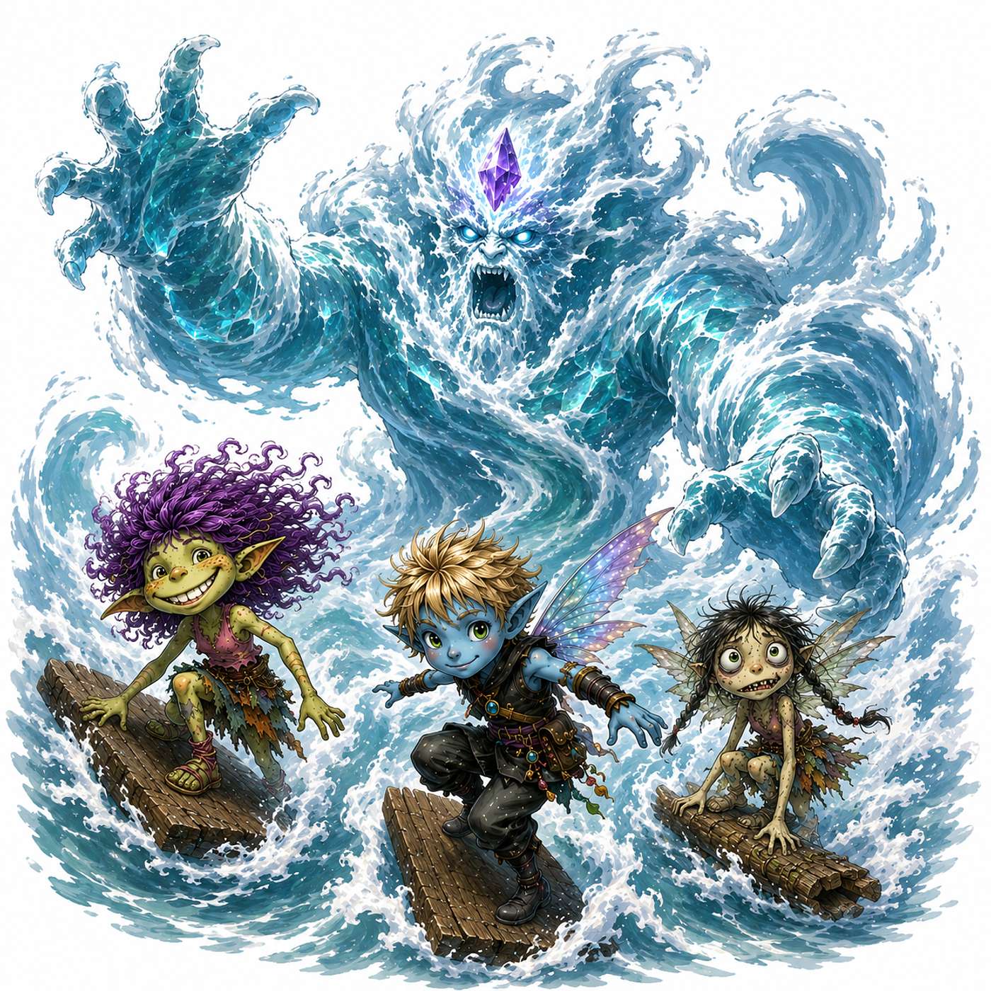 The Elemental Shards: Part 3 - The Fury of the Water! 🌊💧 episode artwork