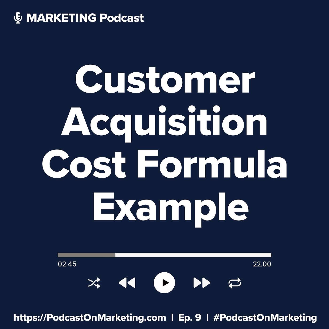 Customer Acquisition Cost Formula Example