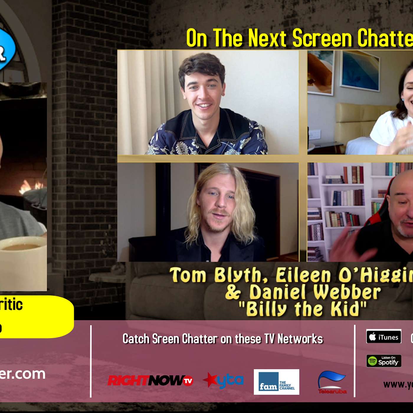 Tom Blyth, Eileen O’Higgins and Daniel Webber - Billy the Kid