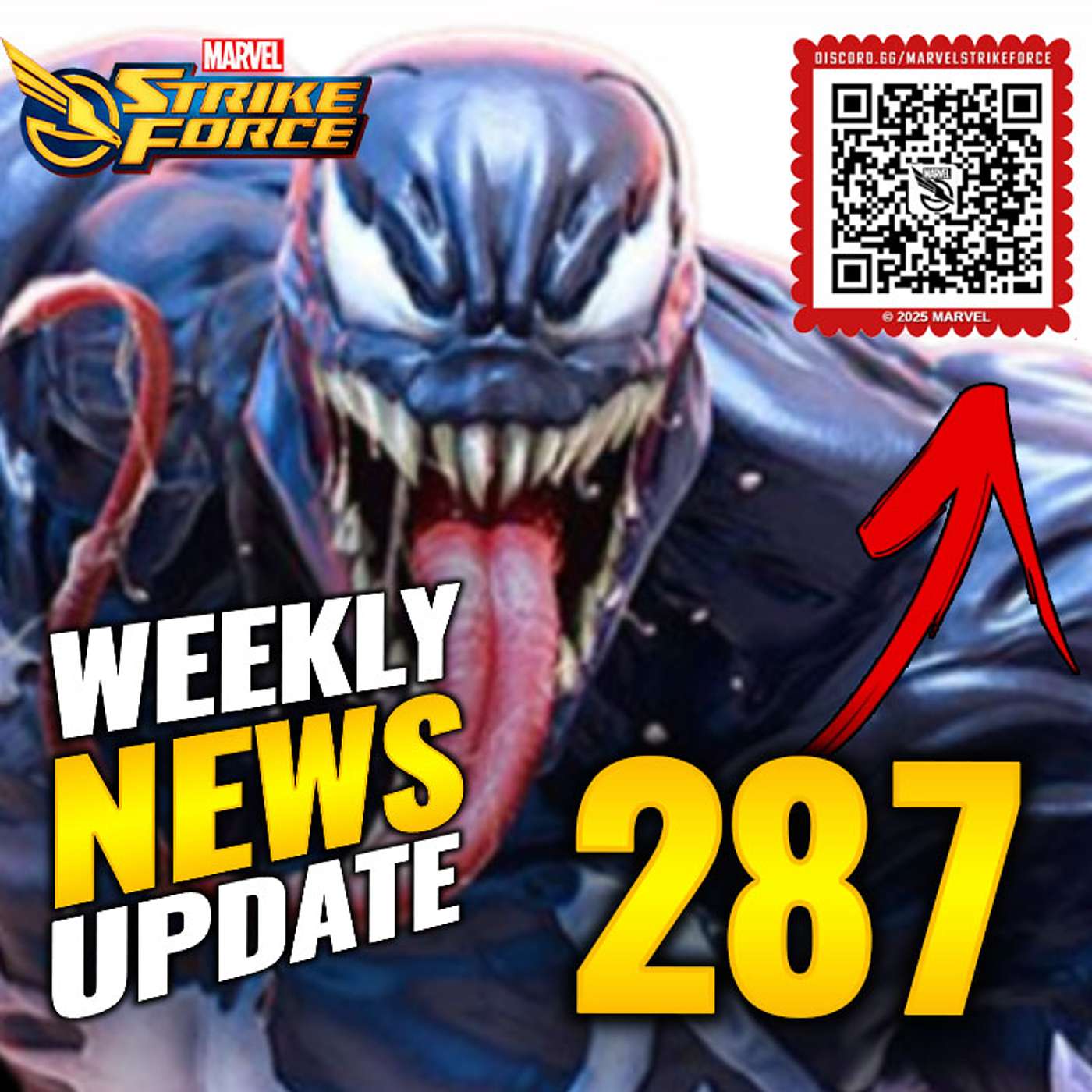 Episode 287: QR CODE WARNING!, Peggy Shard Update, NEW DATAMINES | Marvel Strike Force