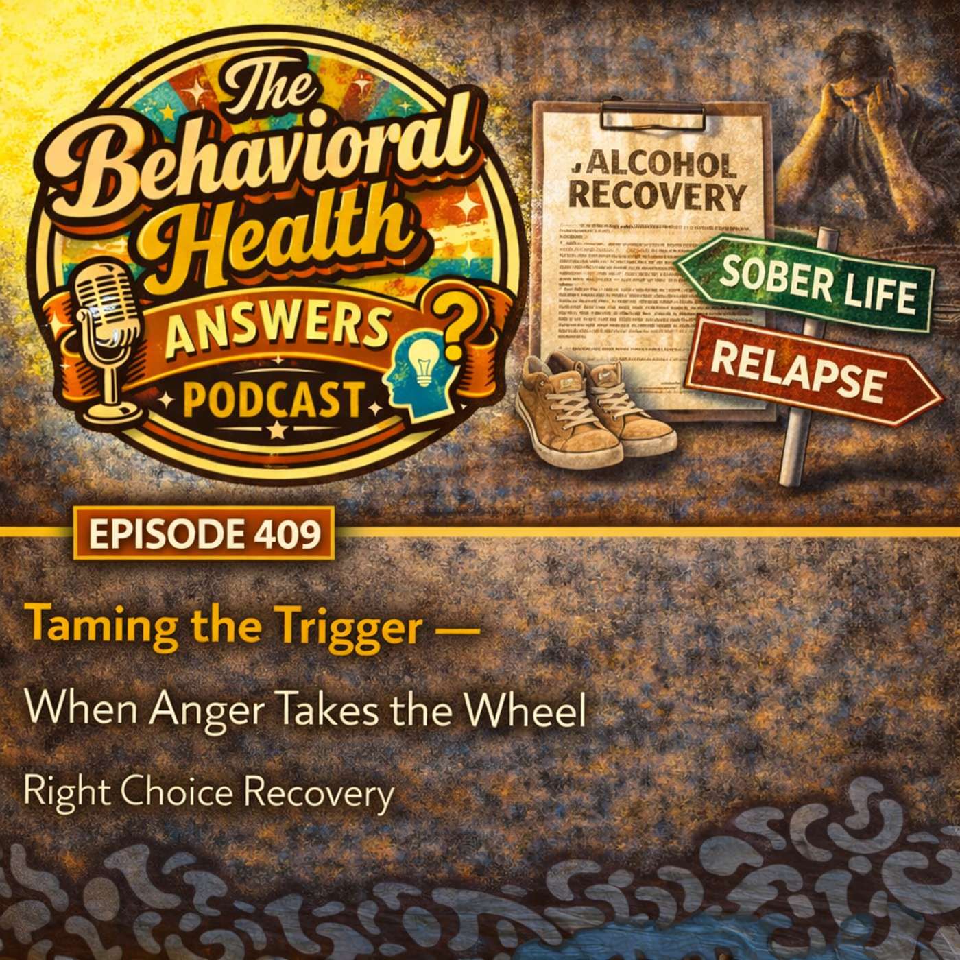 Episode 409: Taming the Trigger - When Anger Takes the Wheel | Right Choice Recovery episode artwork
