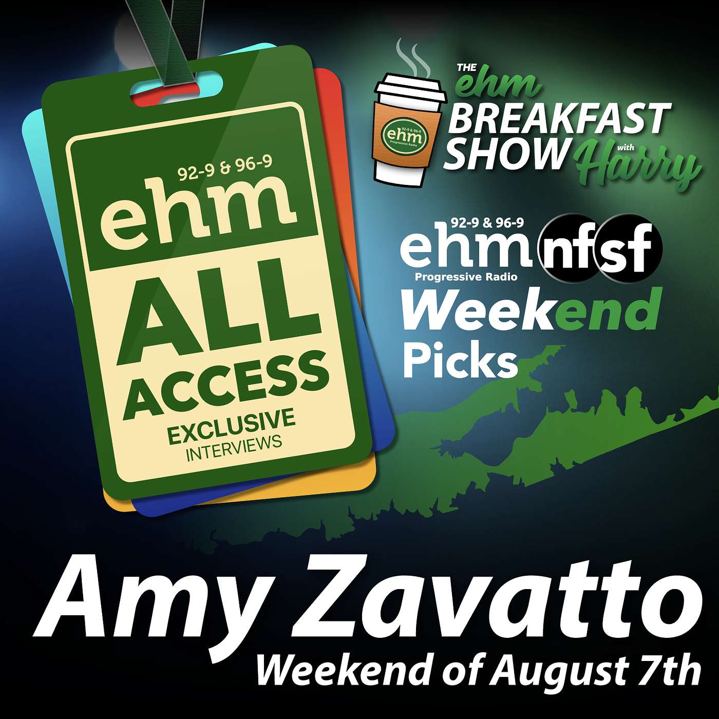 WEHM All Access - EHM Breakfast Show w/ Harry 8.7.26 Weekend Picks - Amy Zavatto episode artwork