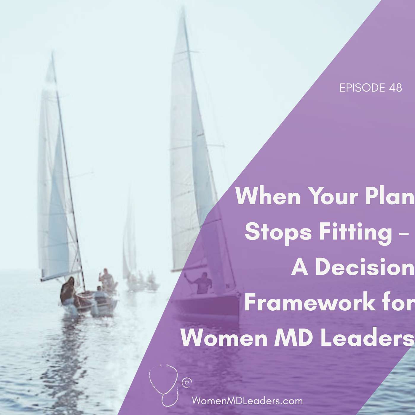 EP 48: When Your Plan Stops Fitting: A Decision Framework for Women Physician Leaders episode artwork
