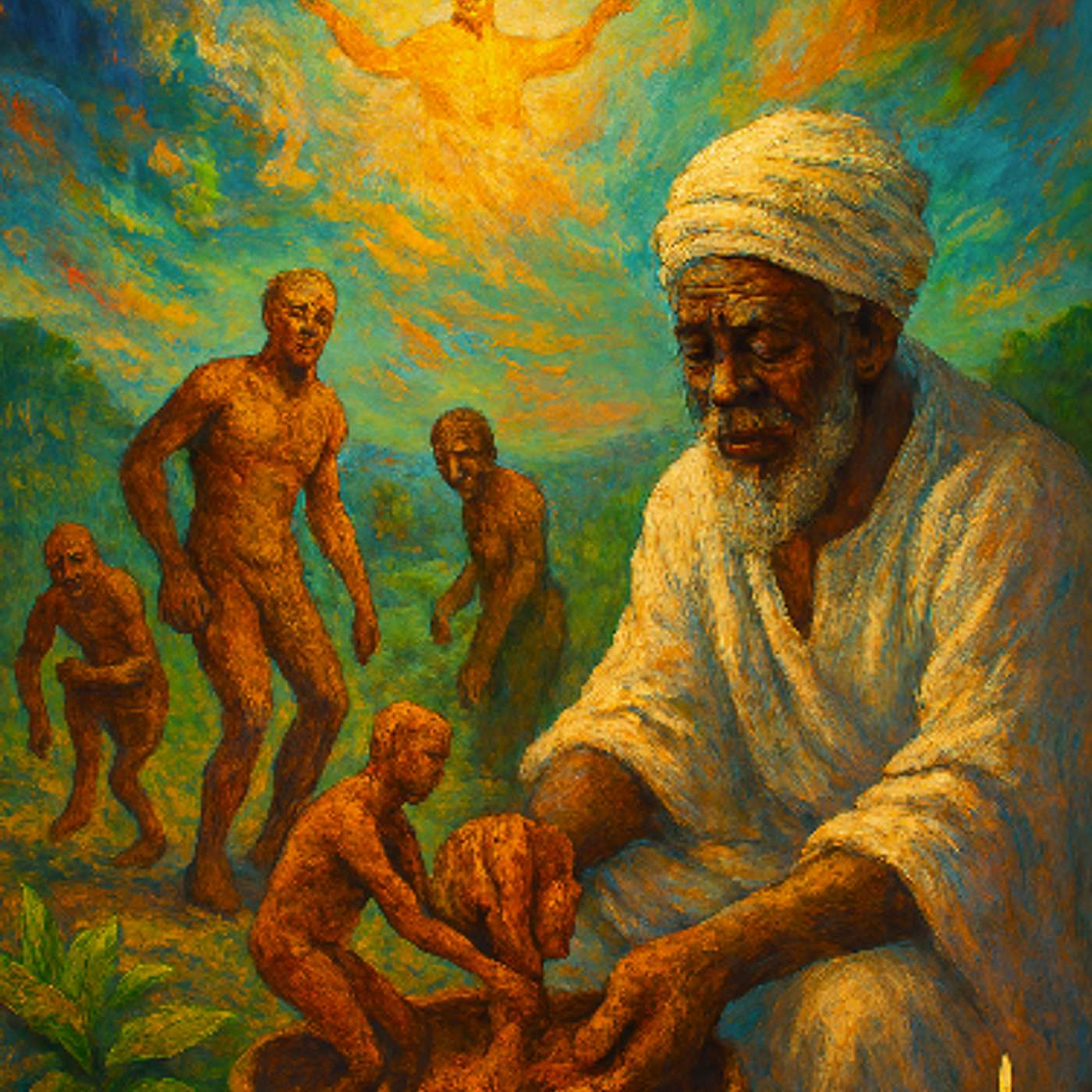676. Los primeros hombres (Mito Yoruba)