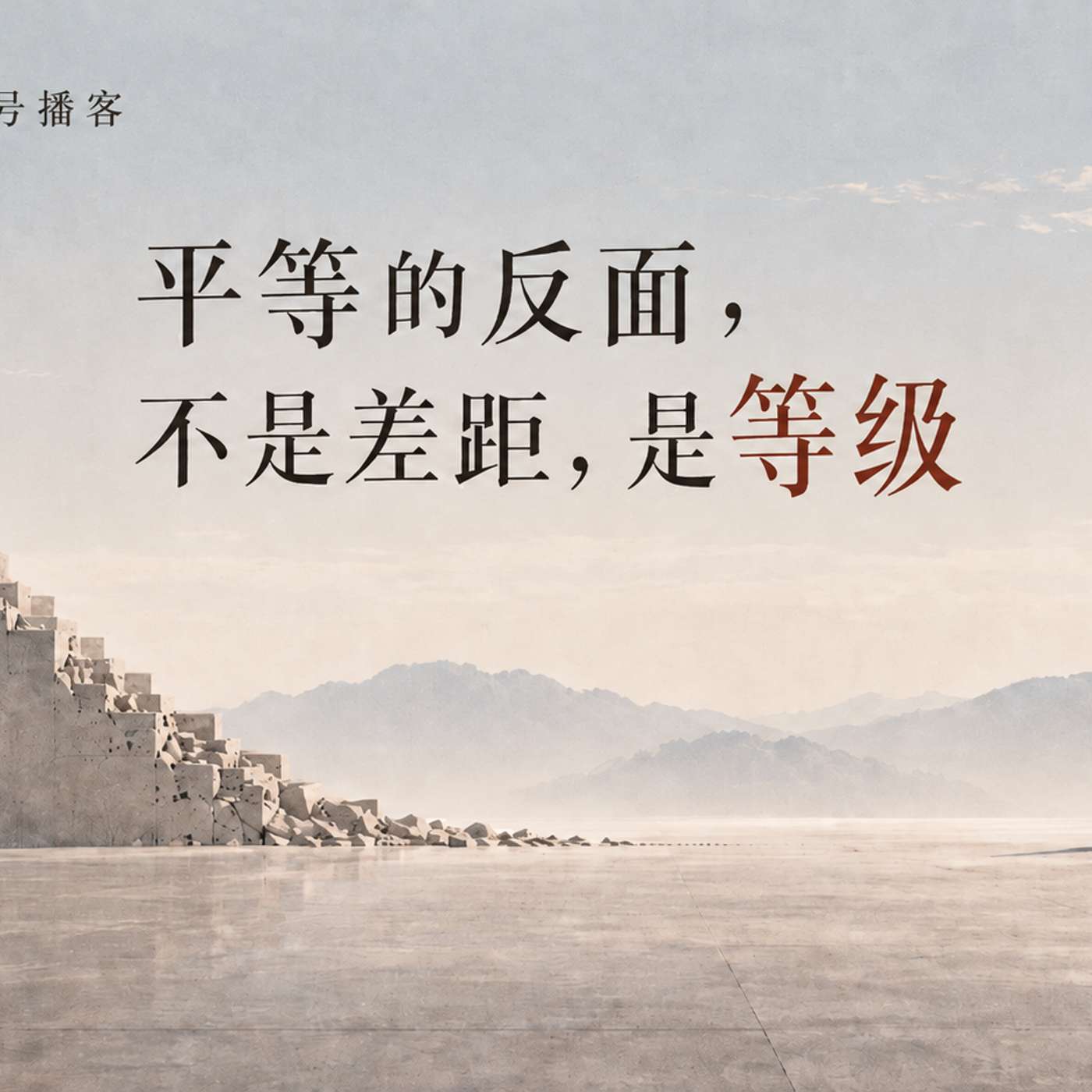 人人平等的对立面,是收入差距还是等级? episode artwork