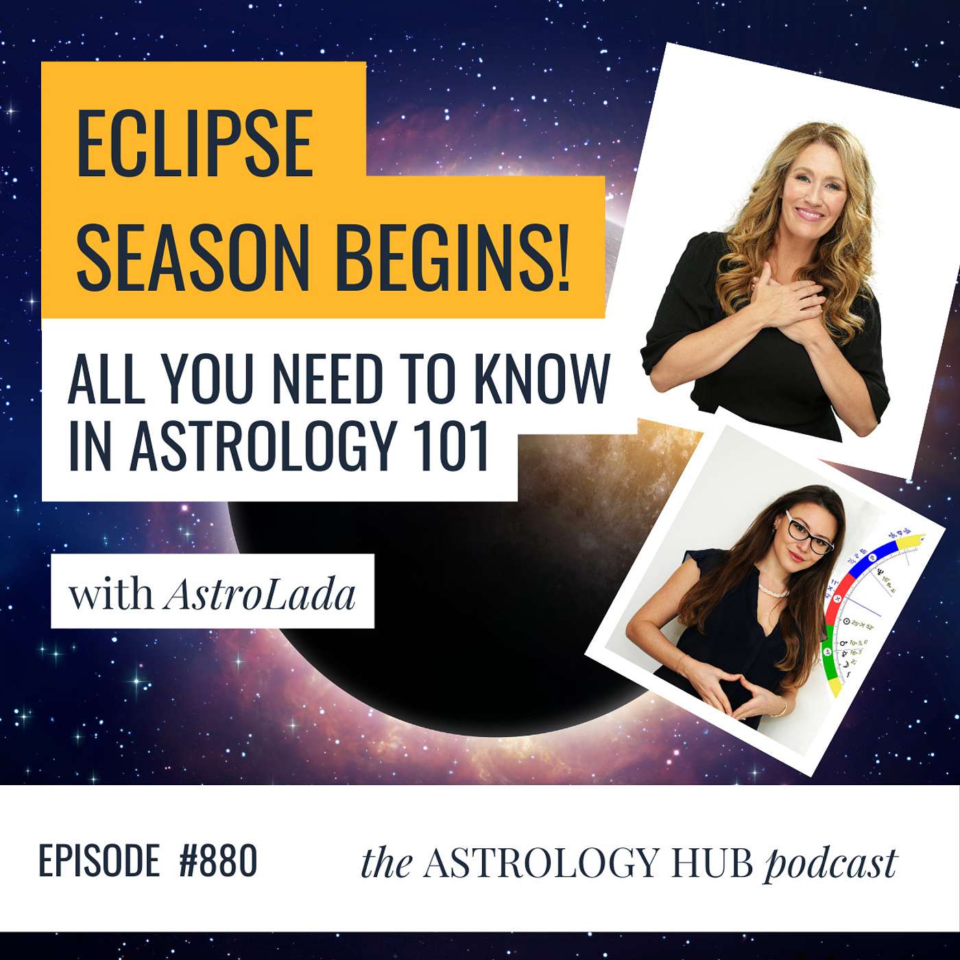 cover of episode Eclipse Season is in Full Swing! All You Need to Know in Astrology 101 w/ Astrologer AstroLada